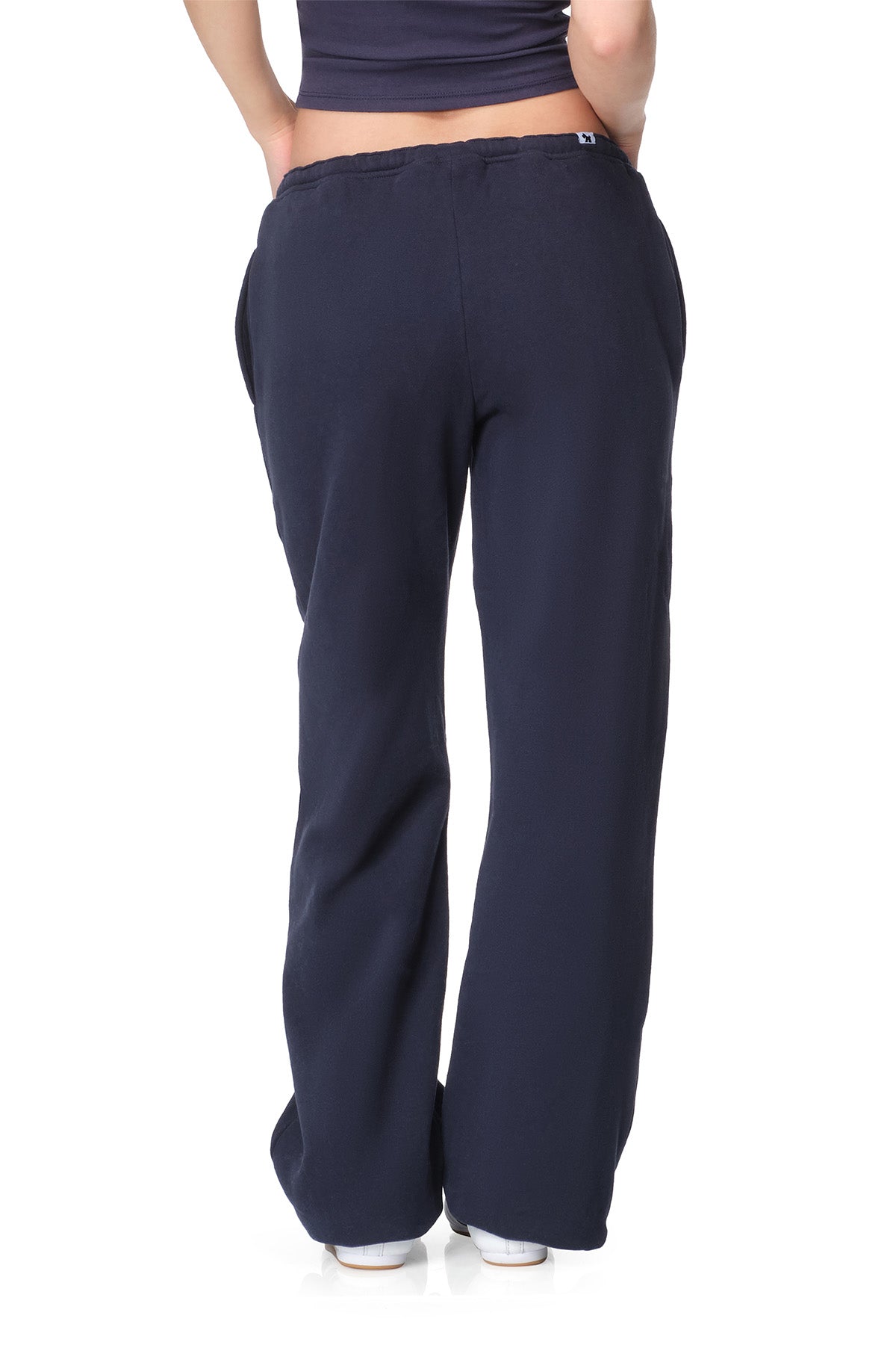 Gia - Relaxed-Fit Low-Rise Flared Sweatpants