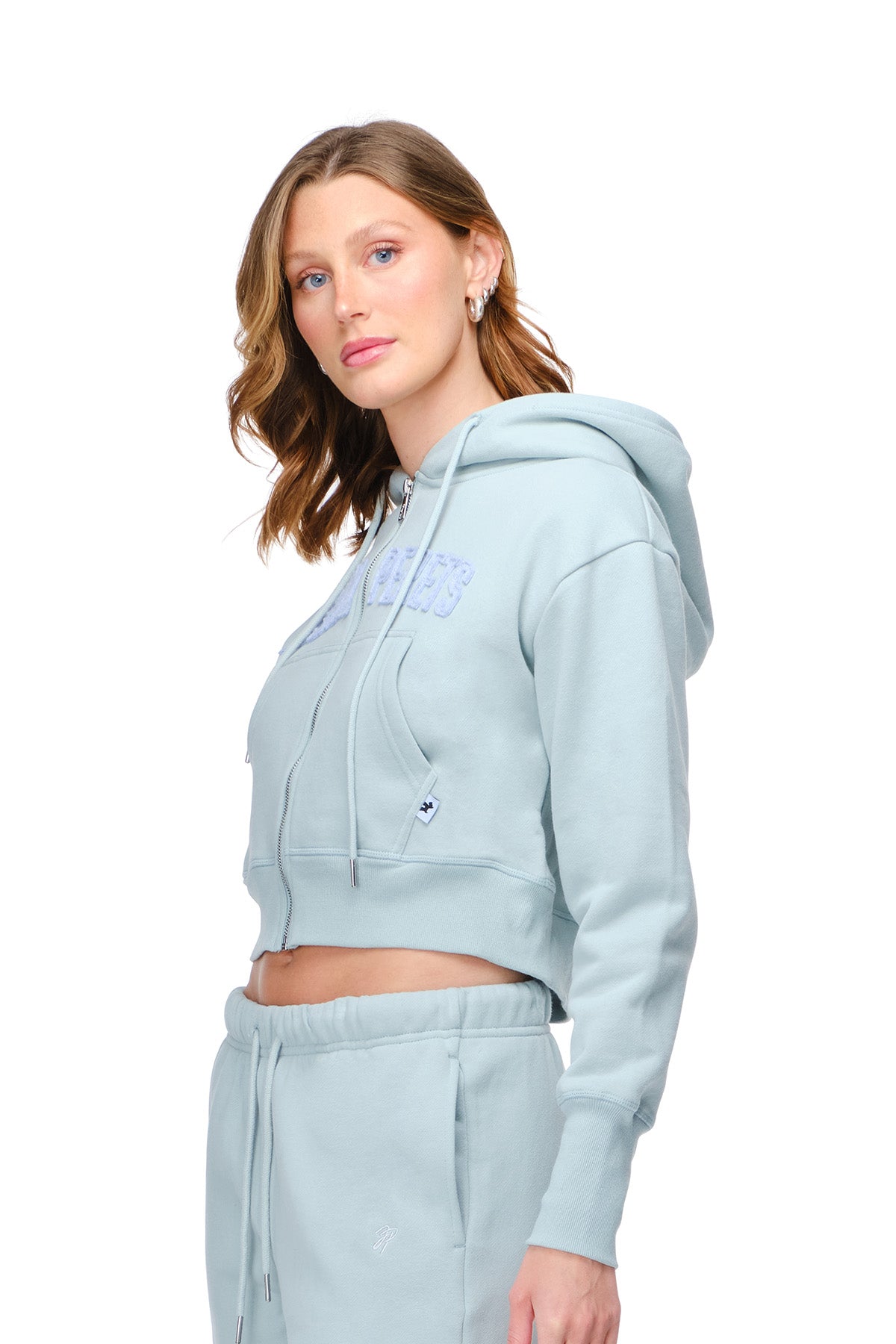 Ana - Sweat à capuche zippé semi-ajusté