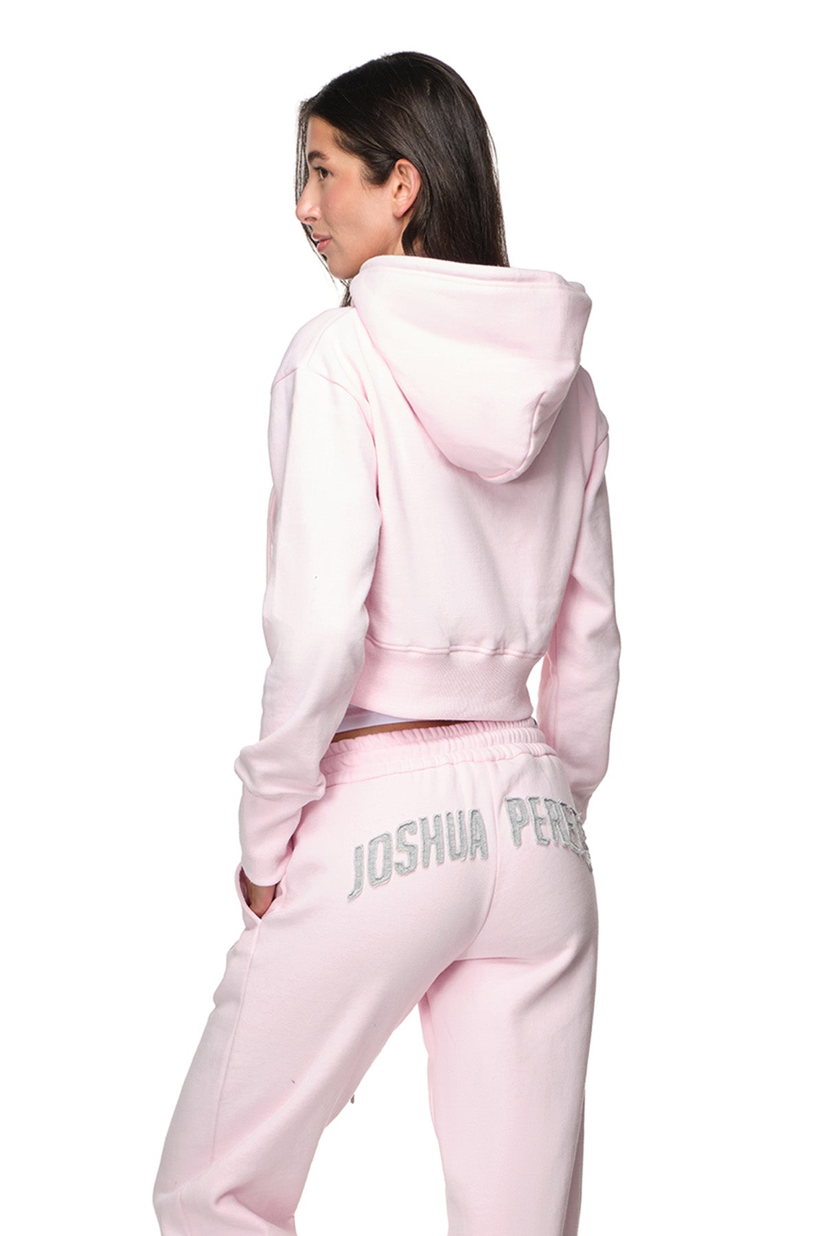 Ari - Semi-Fitted Cropped Zip-up Hoodie