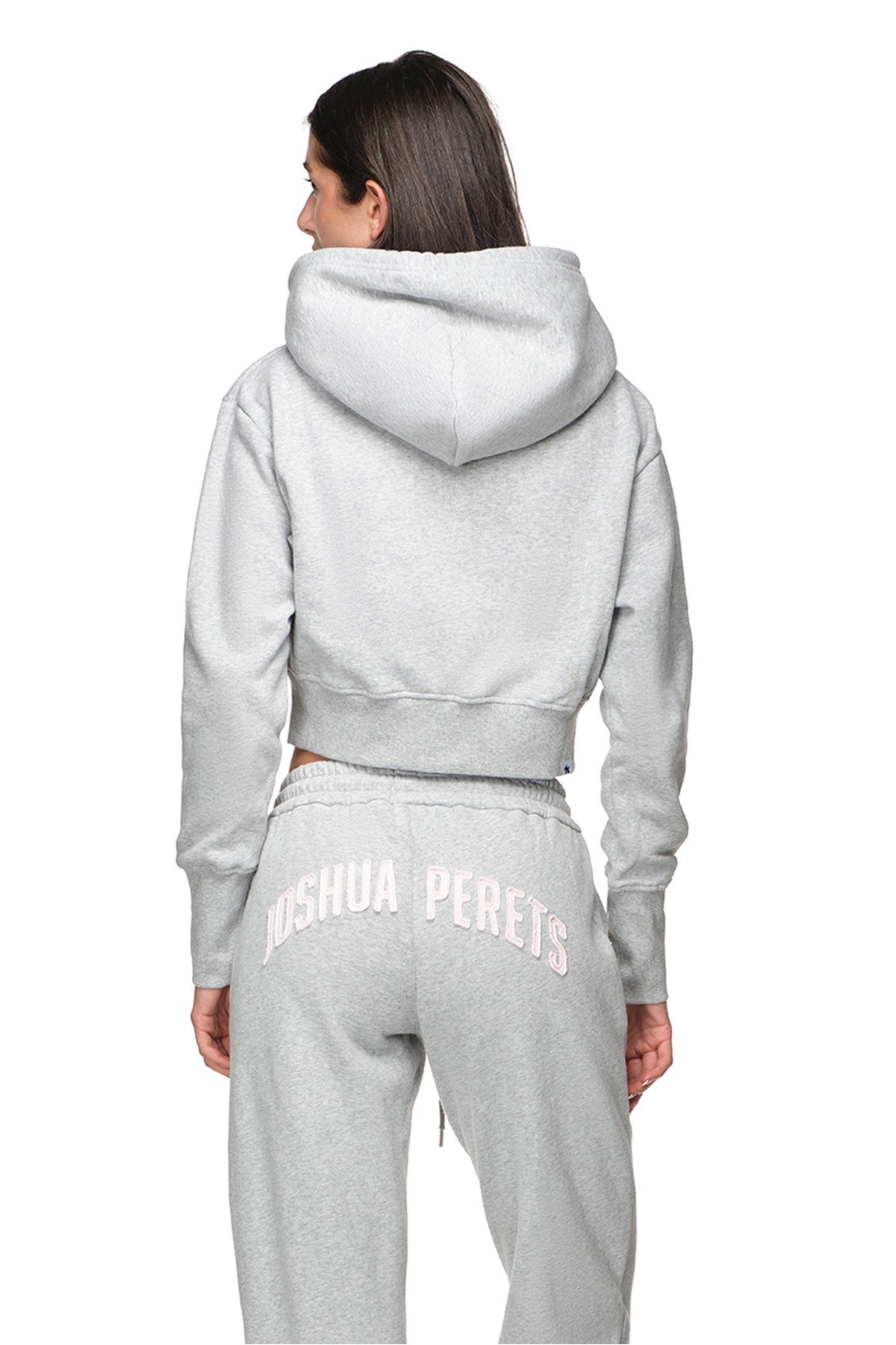 Ari - Semi-Fitted Cropped Zip-up Hoodie