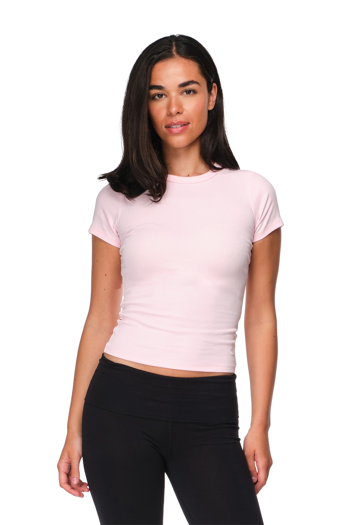 Elle - Fitted Short Sleeve Top