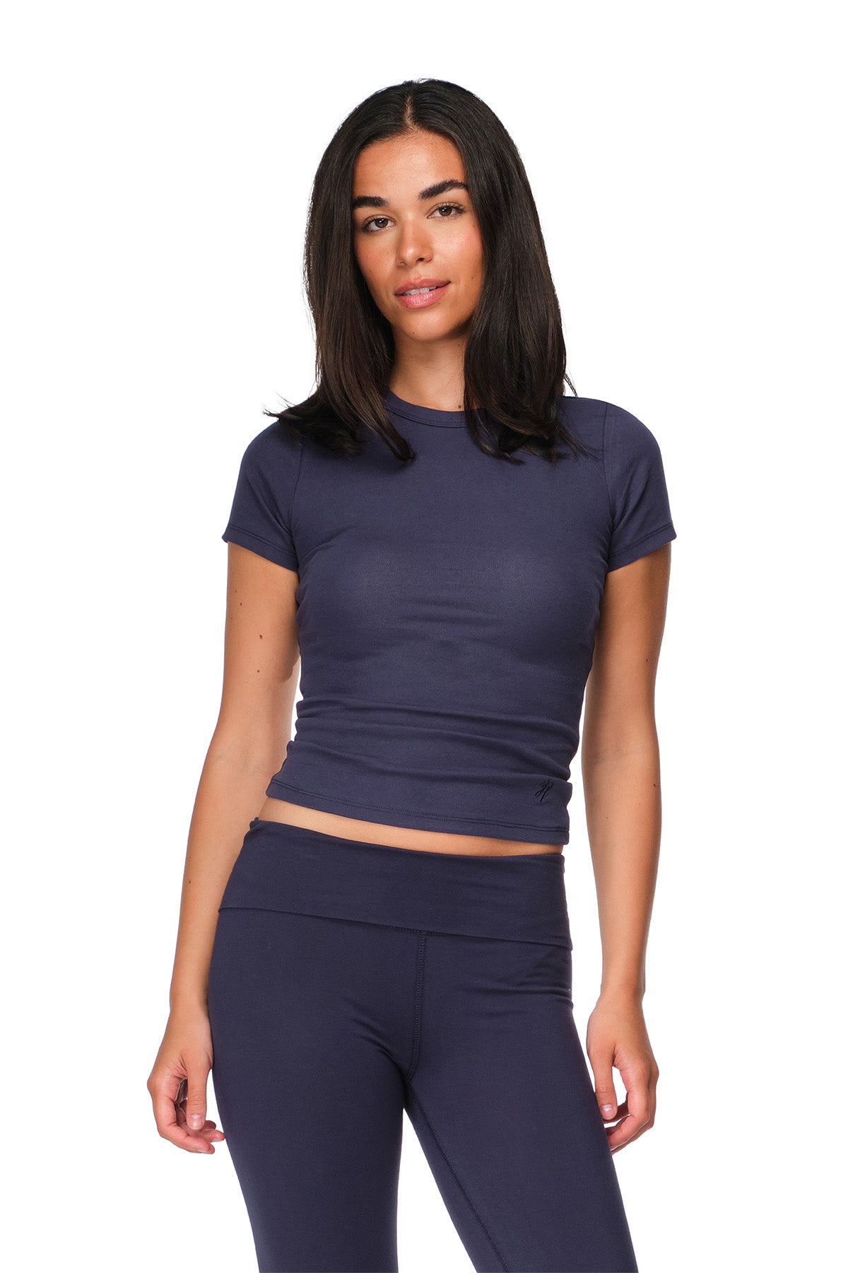 Elle - Fitted Short Sleeve Top