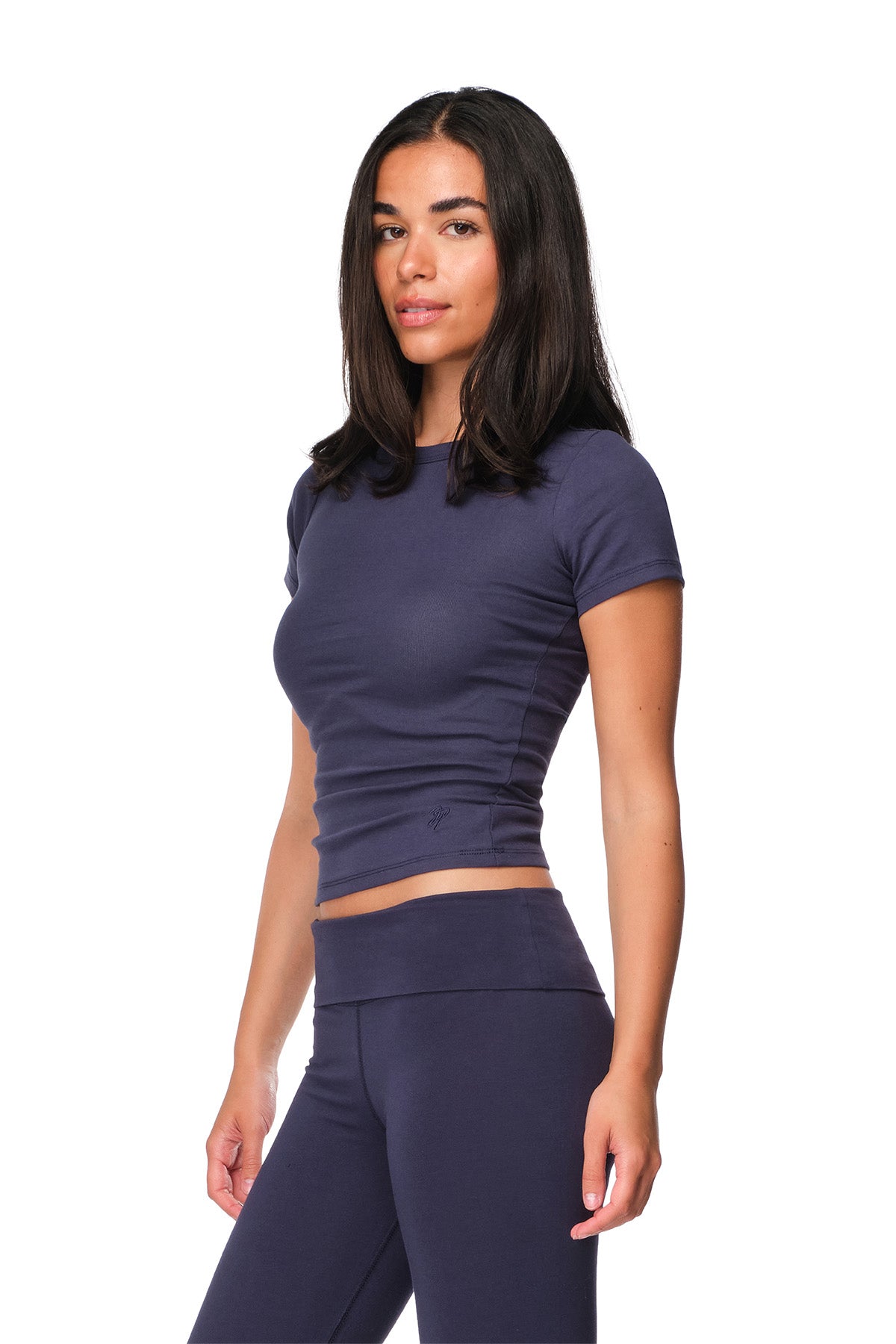 Elle - Fitted Short Sleeve Top