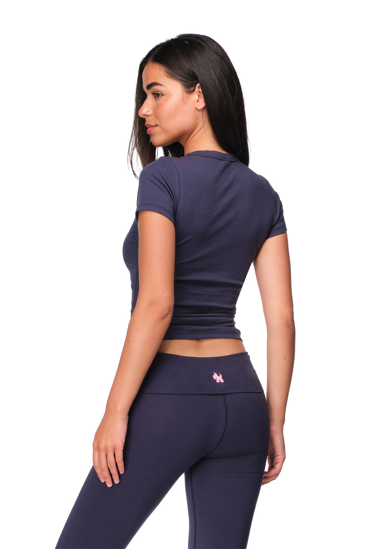 Elle - Fitted Short Sleeve Top