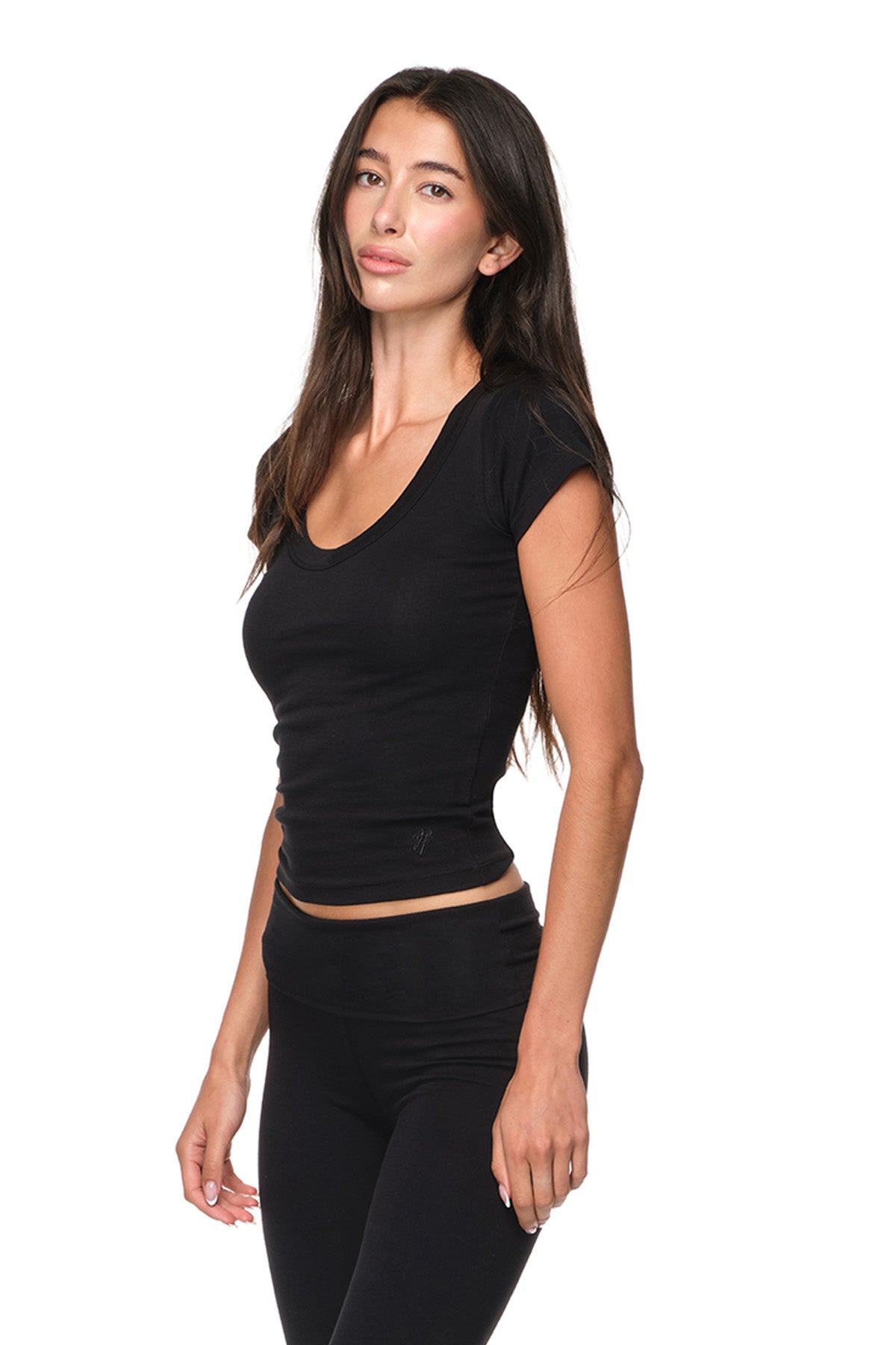 Heven - Fitted Scoop Neck Tee