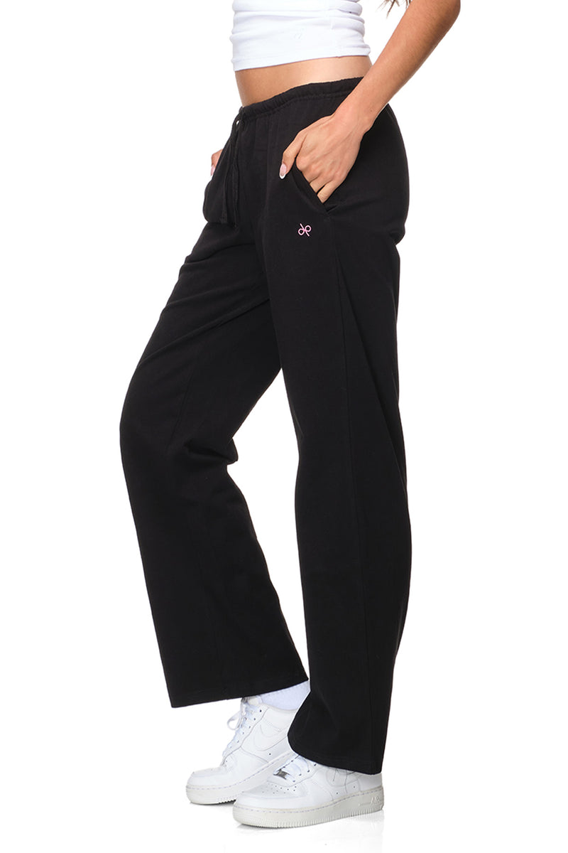 June – Pantalon droit à coupe décontractée