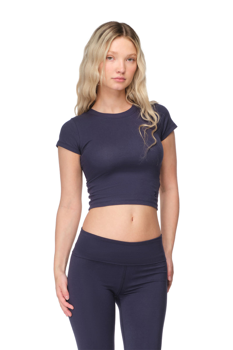 Kalani – T-shirt ajusté à col rond