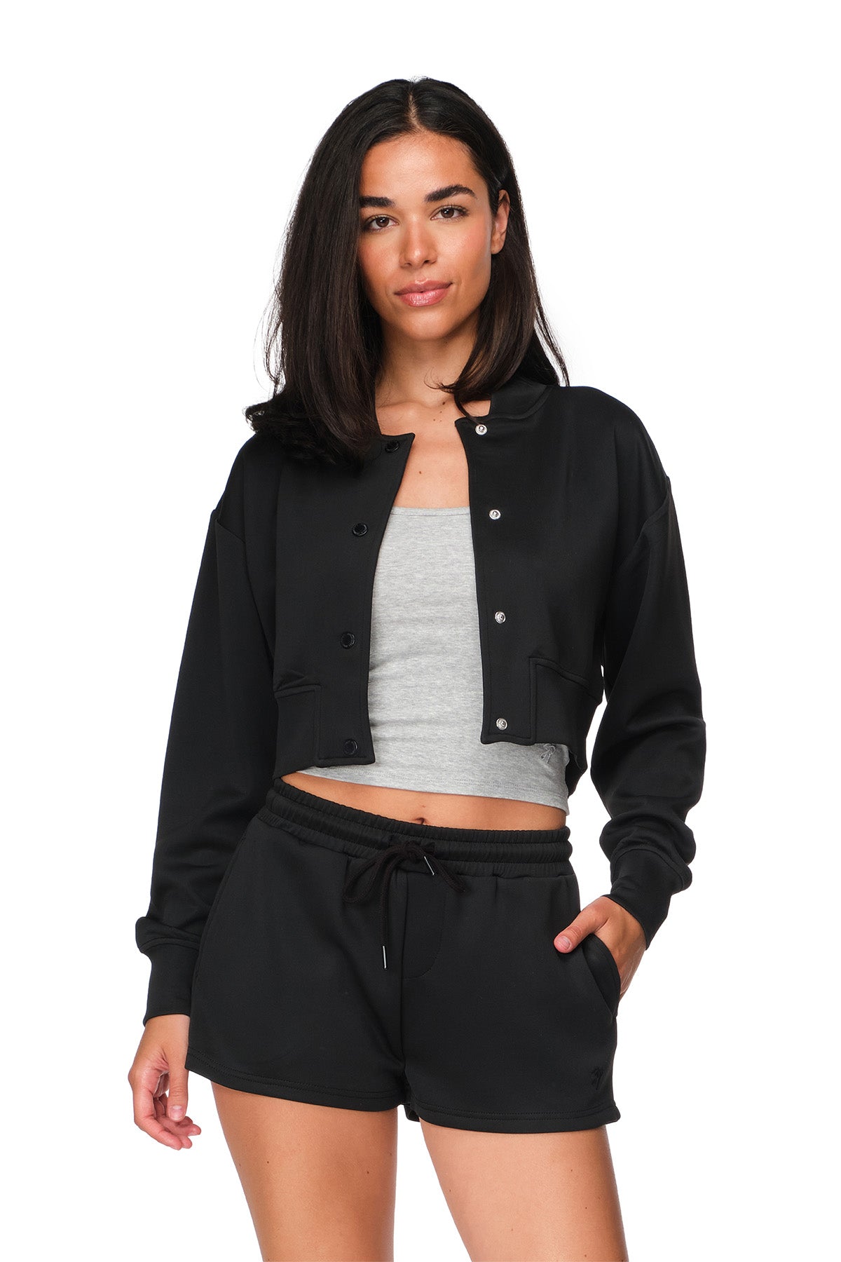 Lea - Semi-Fitted Bomber Jacket