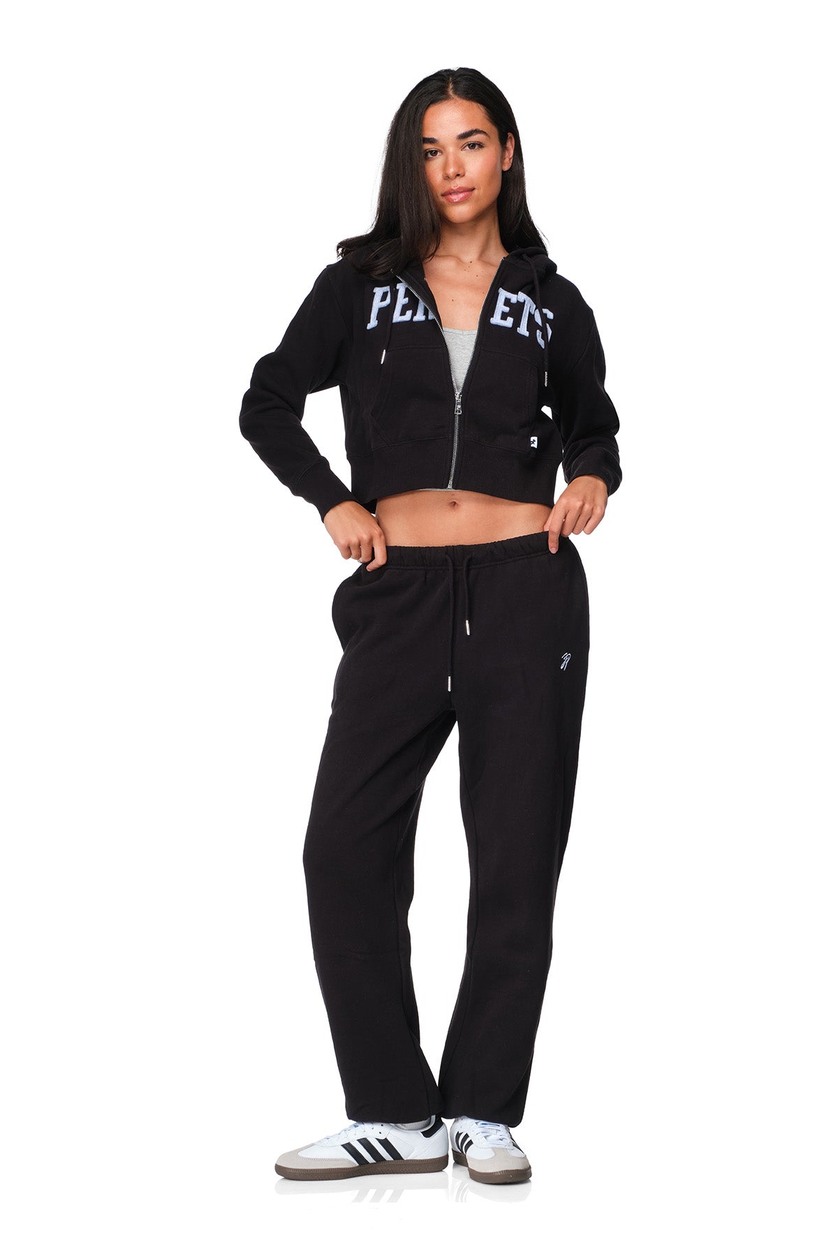 Lyra - Relaxed-Fit Cropped Zip-Up Hoodie