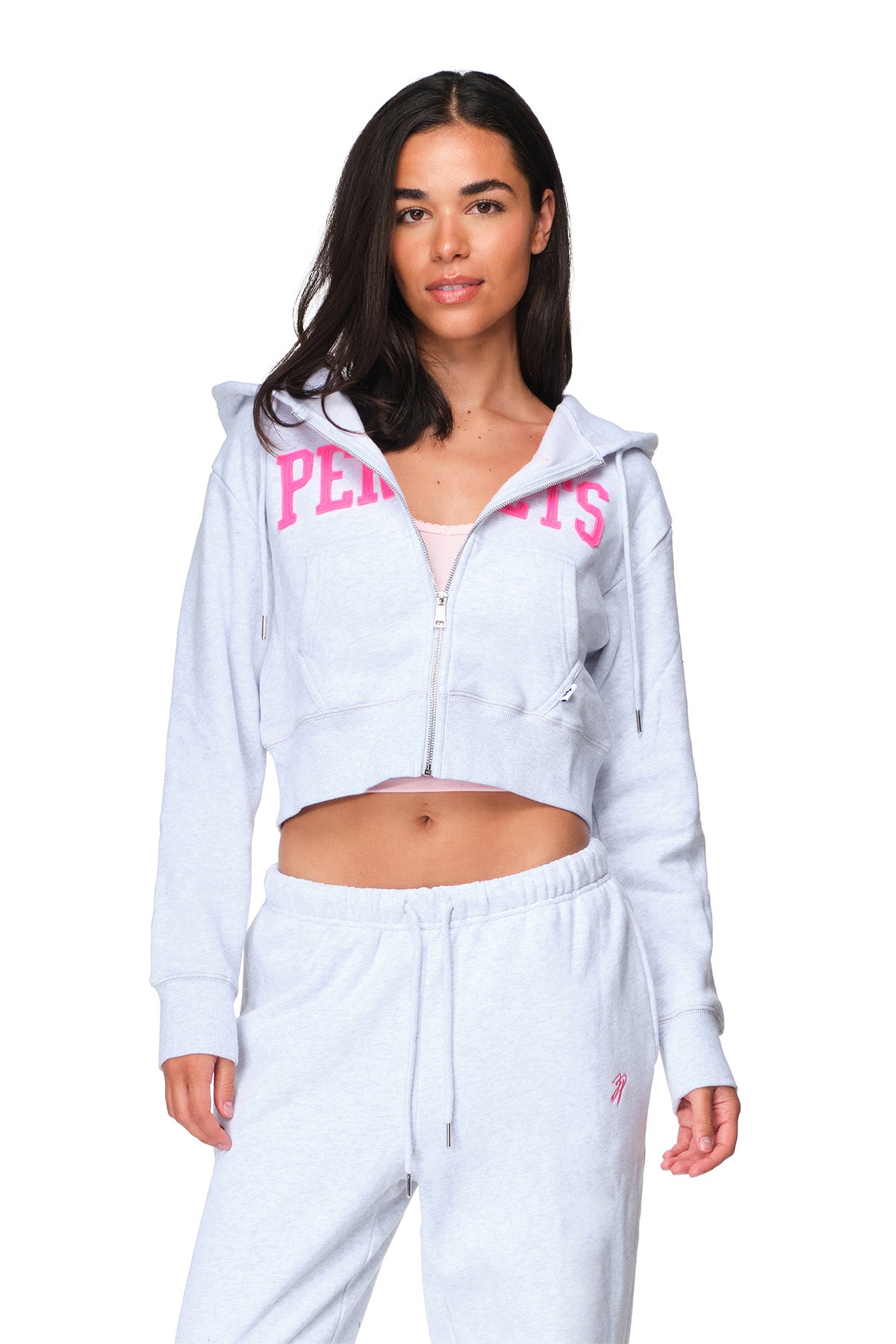 Lyra - Relaxed-Fit Cropped Zip-Up Hoodie