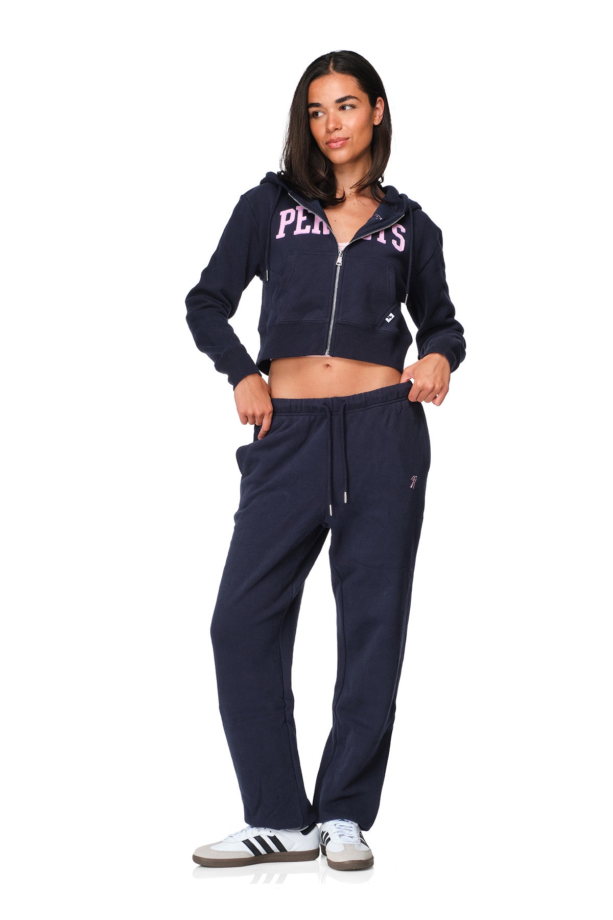 Lyra - Relaxed-Fit Cropped Zip-Up Hoodie