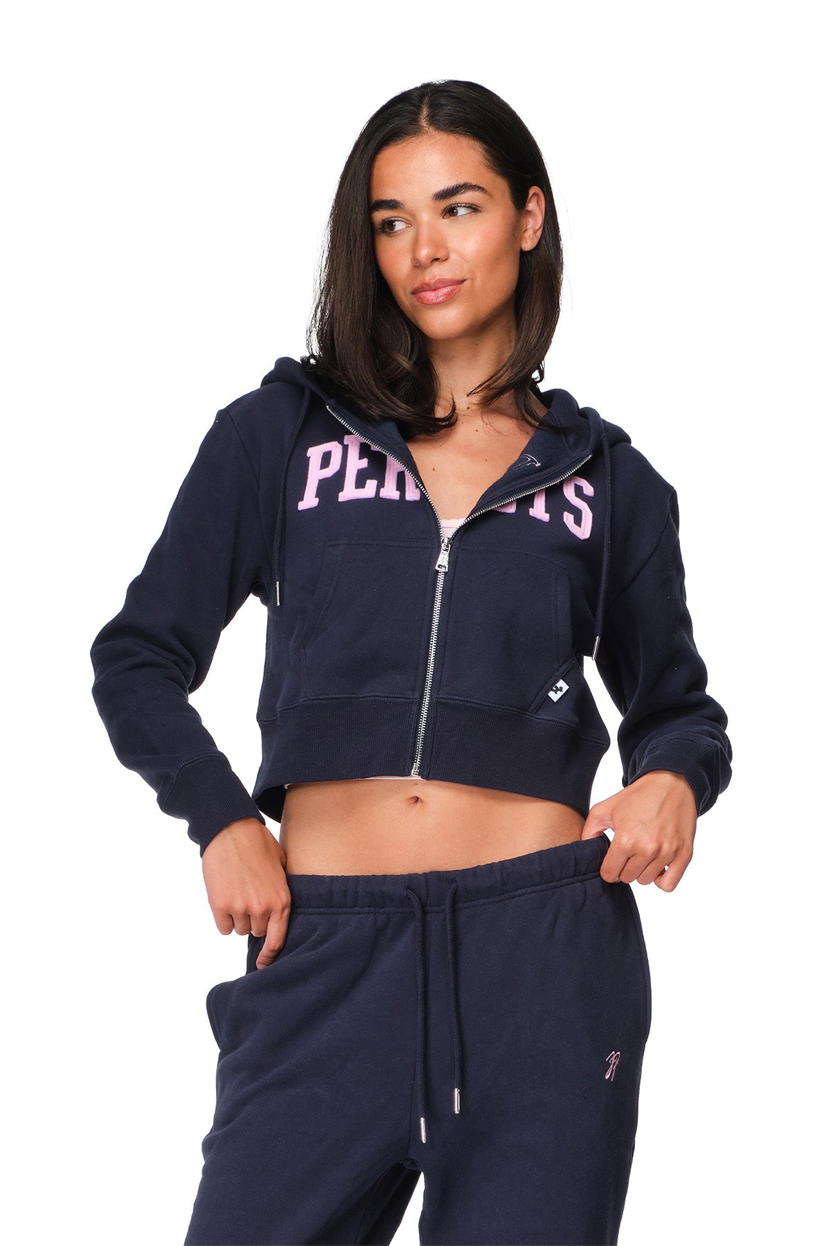 Lyra - Relaxed-Fit Cropped Zip-Up Hoodie