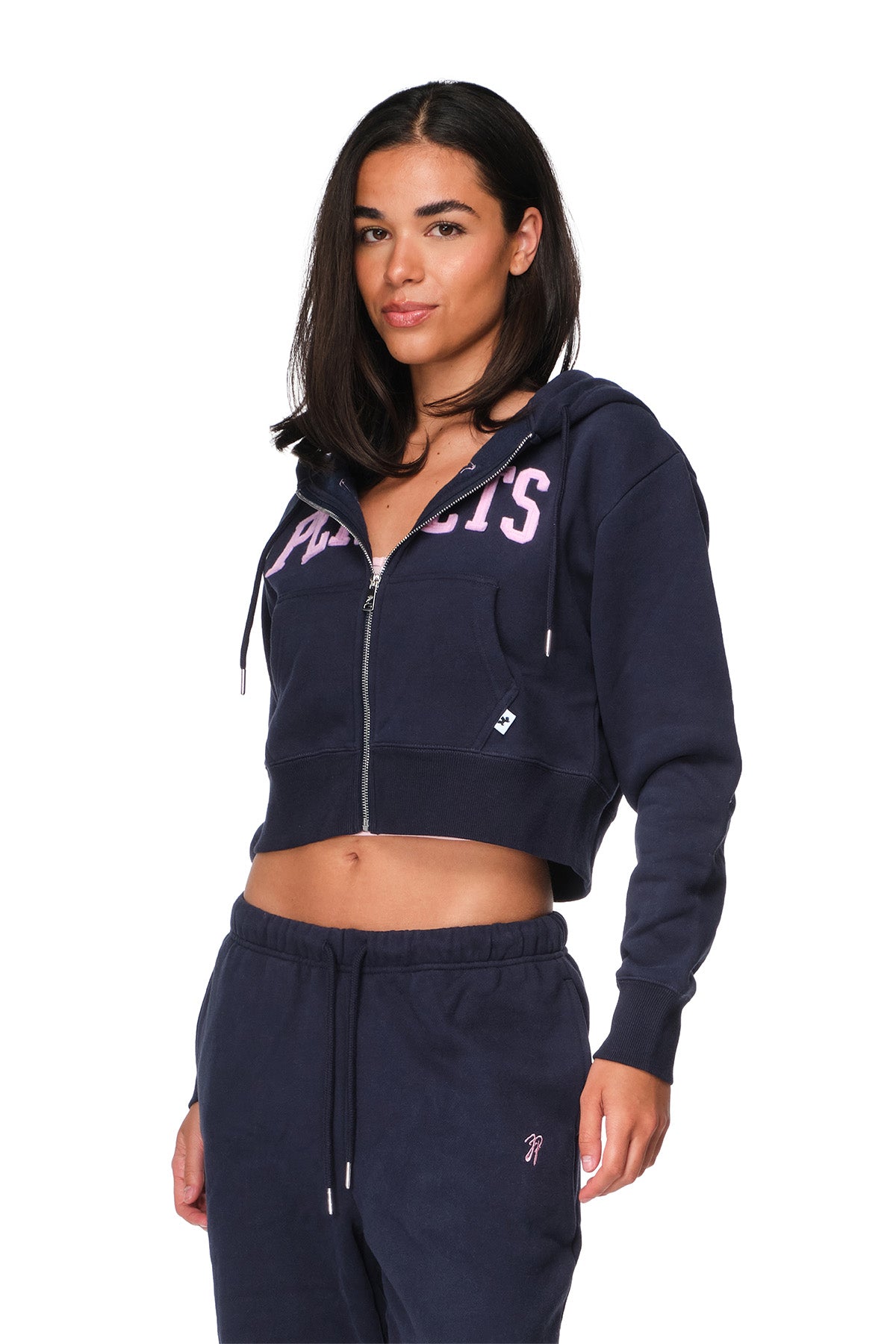 Lyra - Relaxed-Fit Cropped Zip-Up Hoodie
