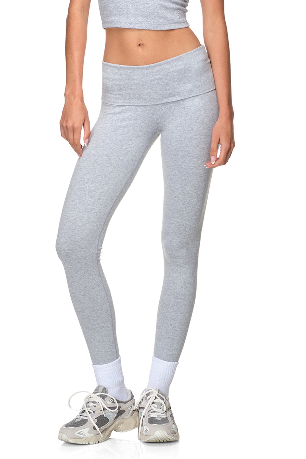Teagan - Fitted Leggings with Fold-over Waistband