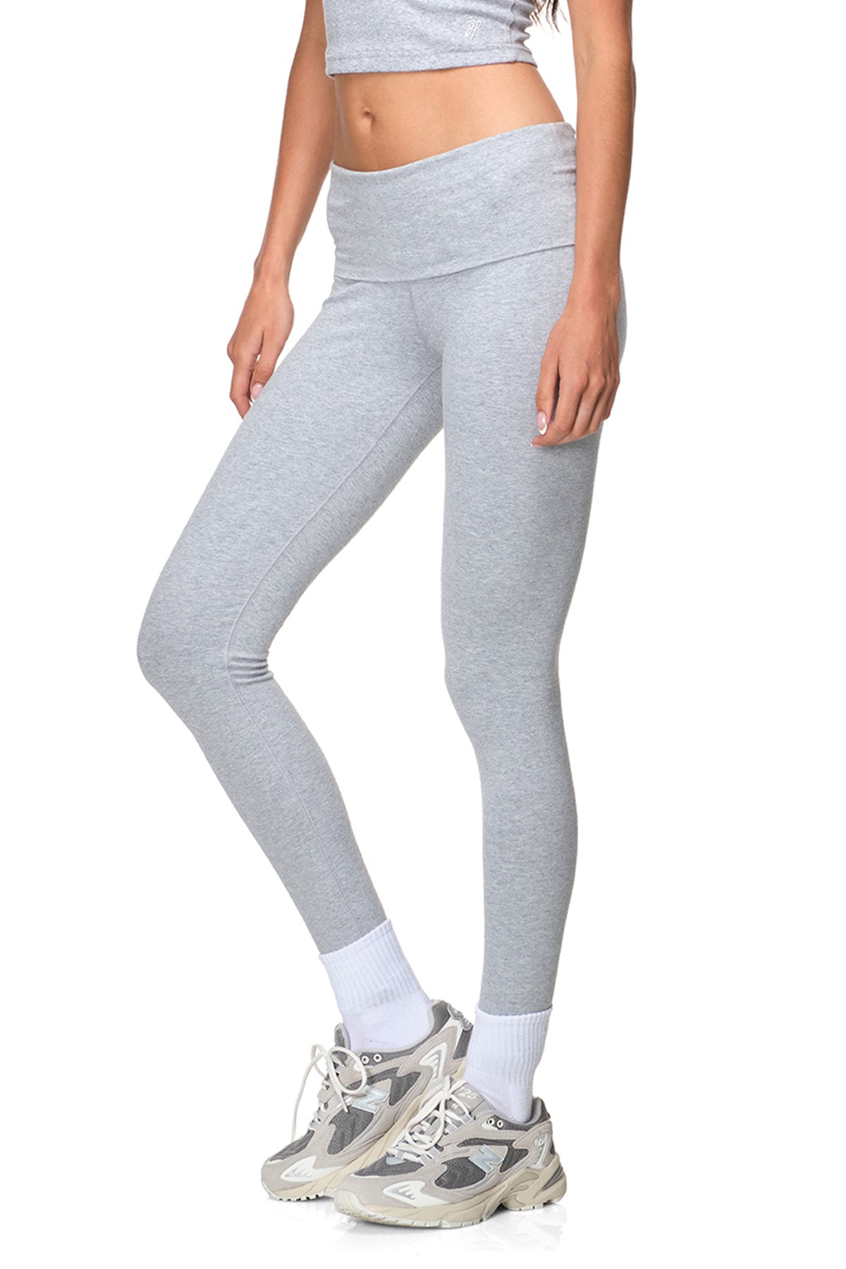 Teagan - Fitted Leggings with Fold-over Waistband