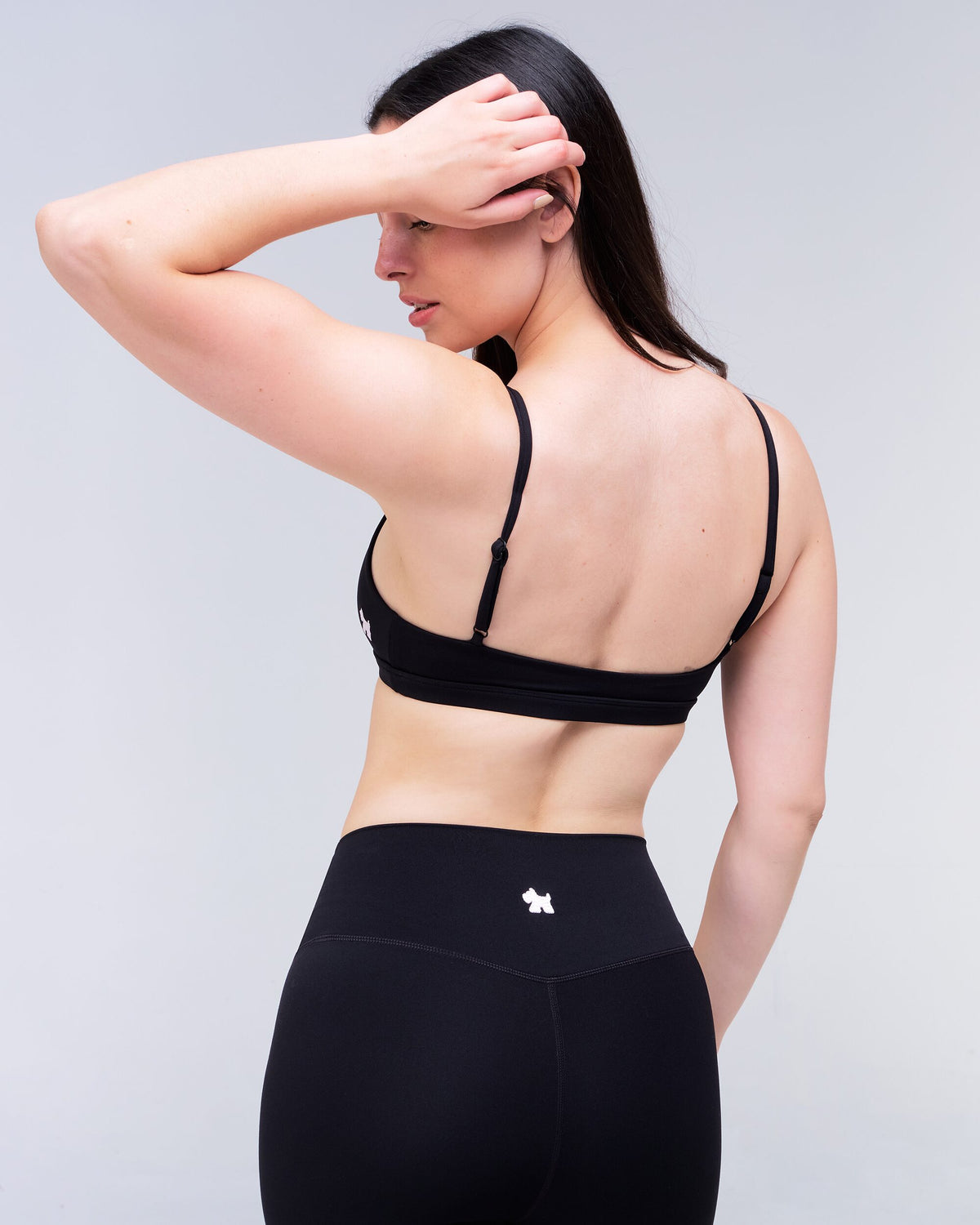 Denver Fitted Bralette in Black - back