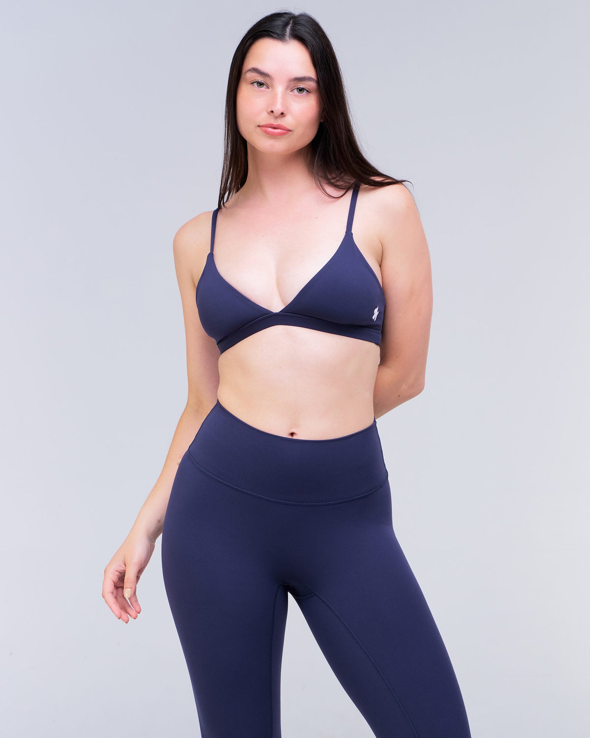 Denver Fitted Bralette in Navy - full look