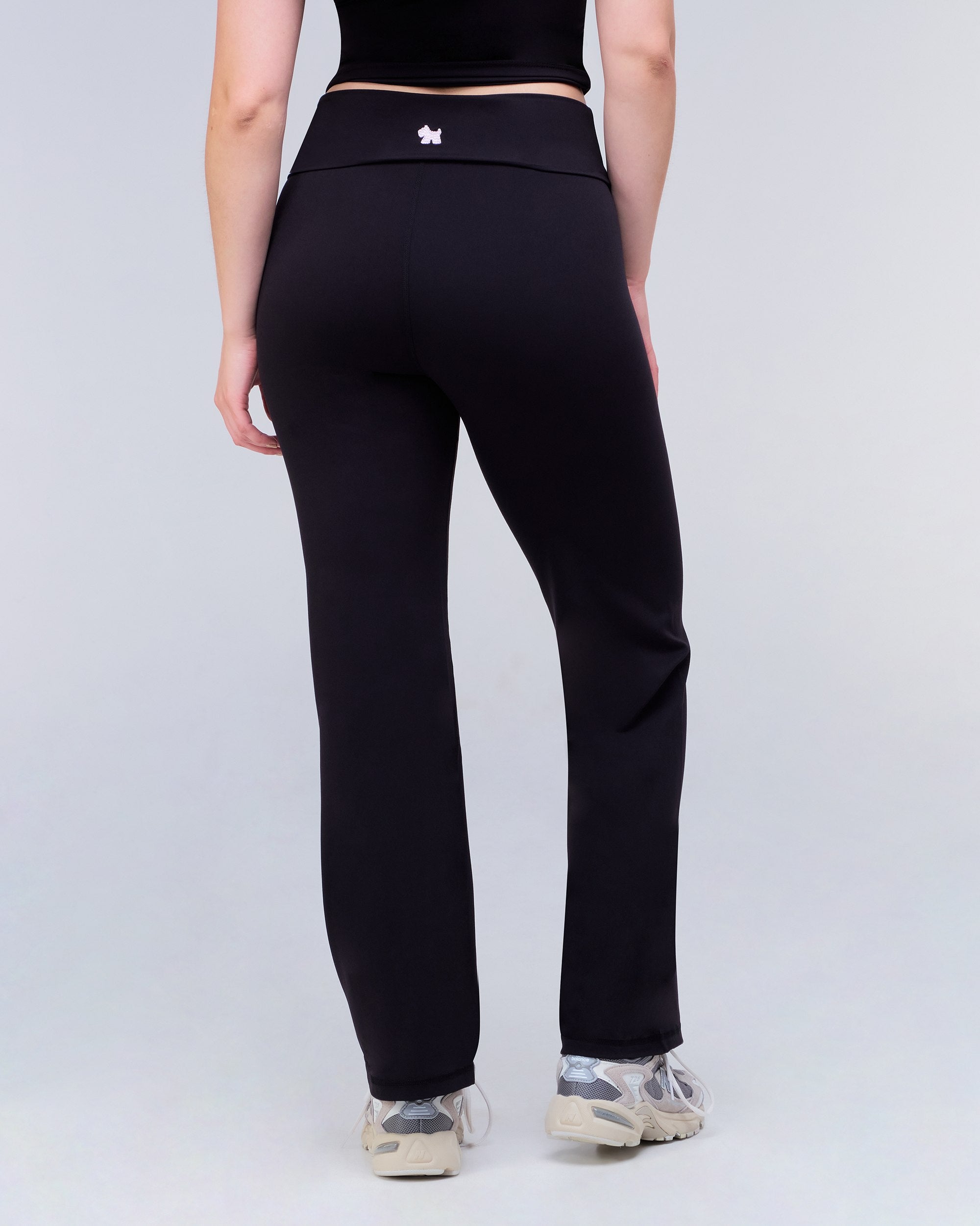 Fresh - Pantalon évasé ample taille haute à taille repliable