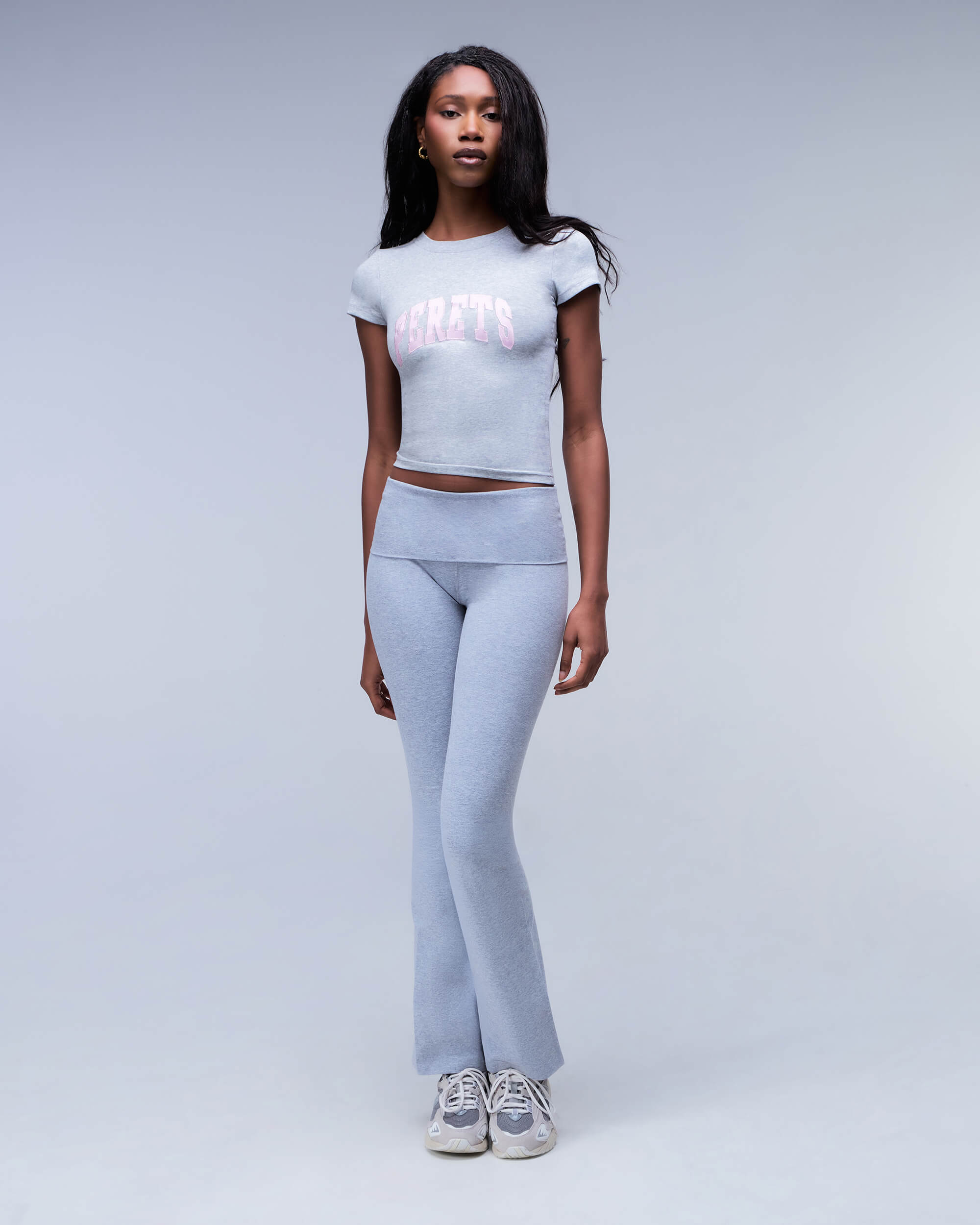 Tally - Pantalon retourné évasé