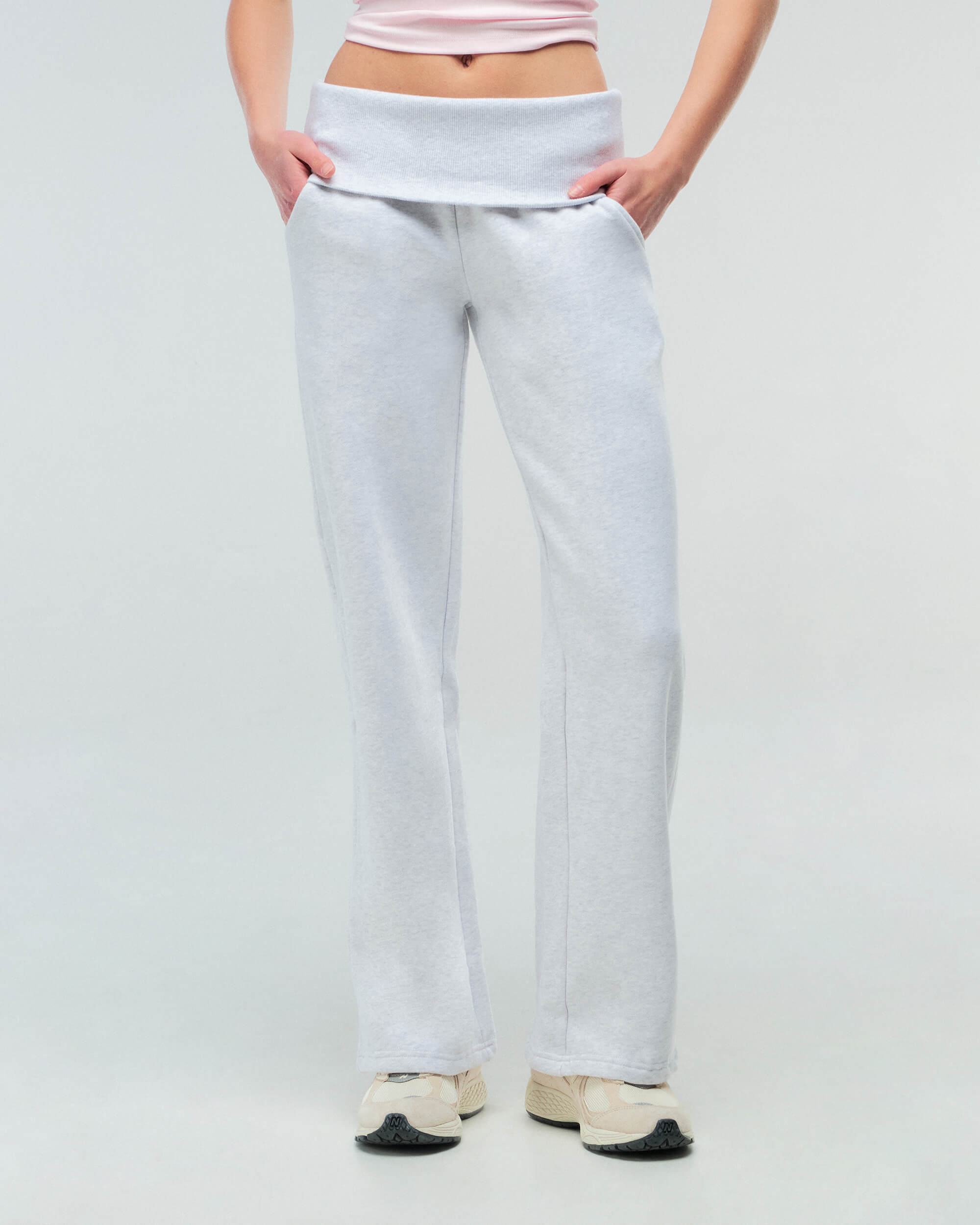 Naya - Pantalon ample taille basse à taille repliable