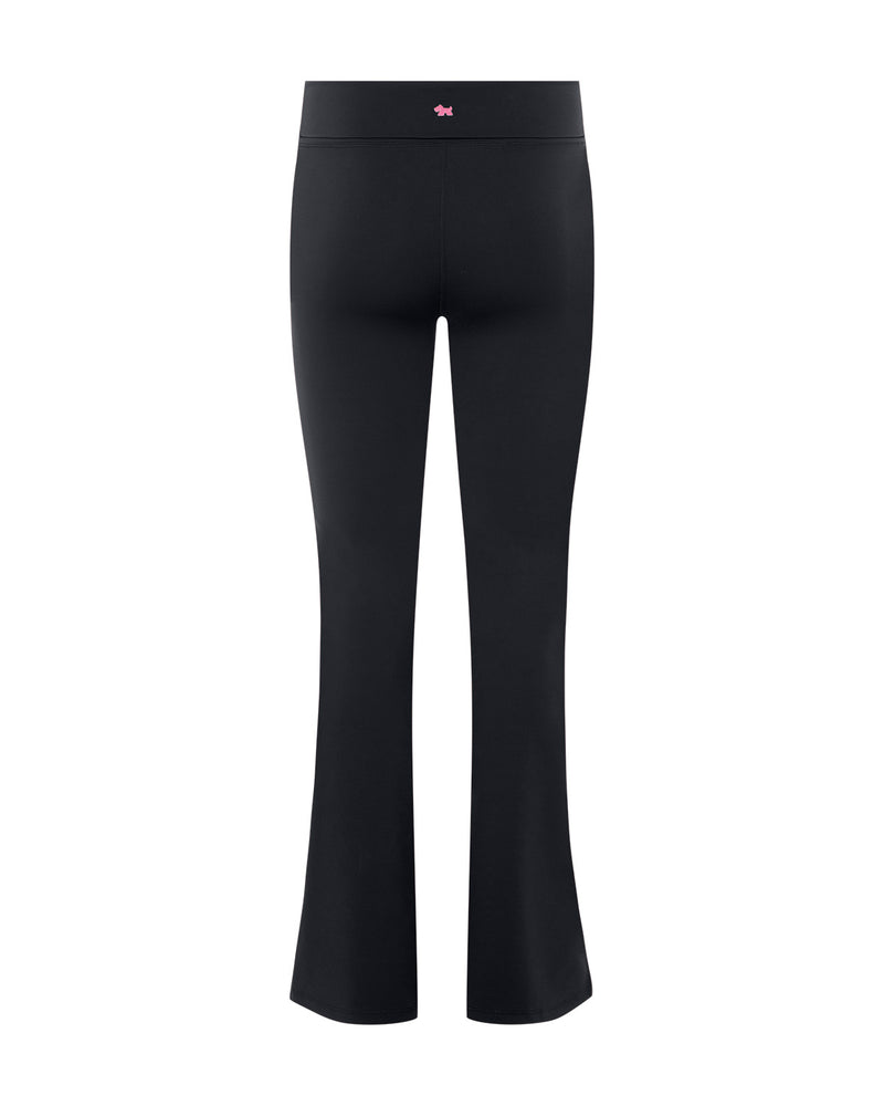 Ocean – Pantalon à jambes larges ajusté avec taille dos en V