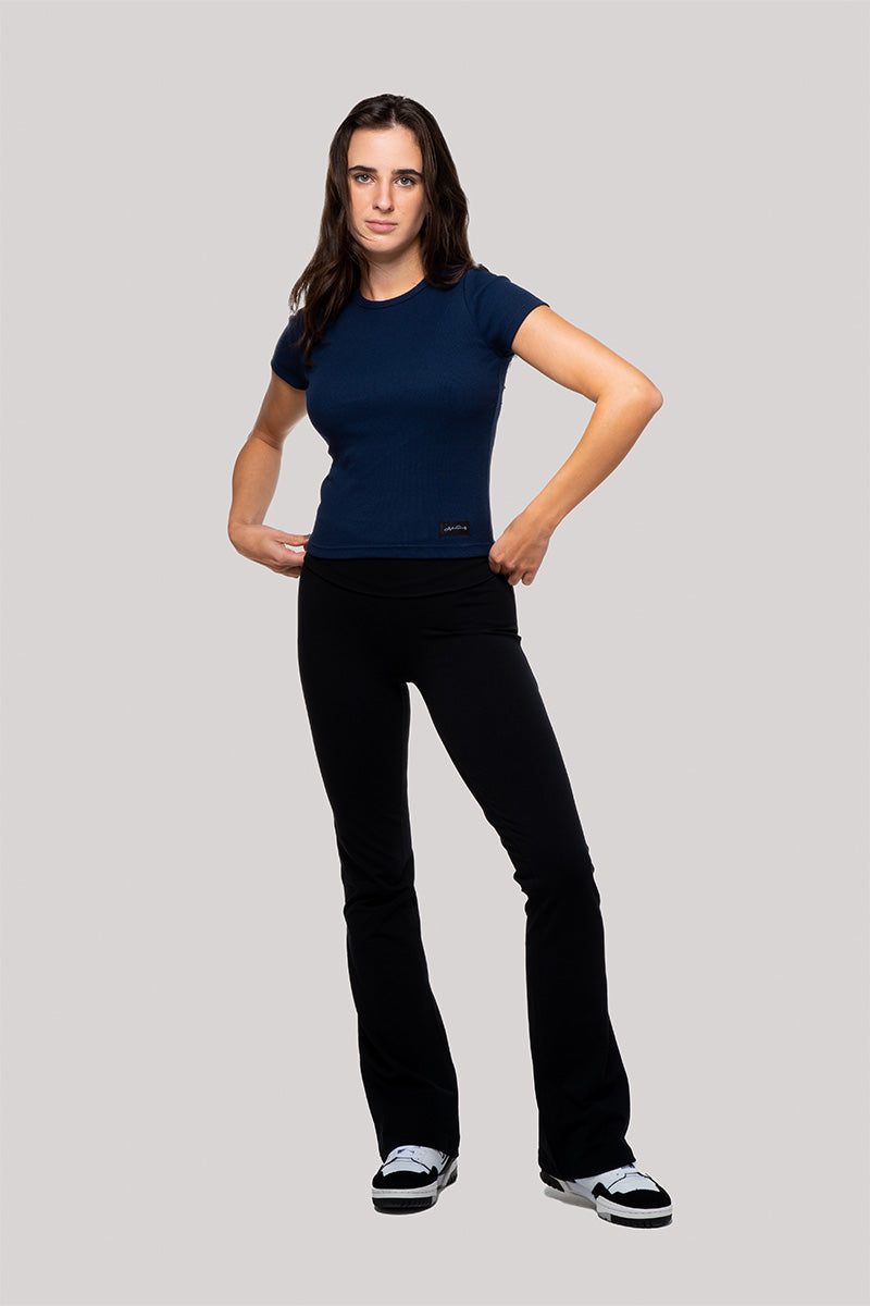 Clara - Rib T-Shirt