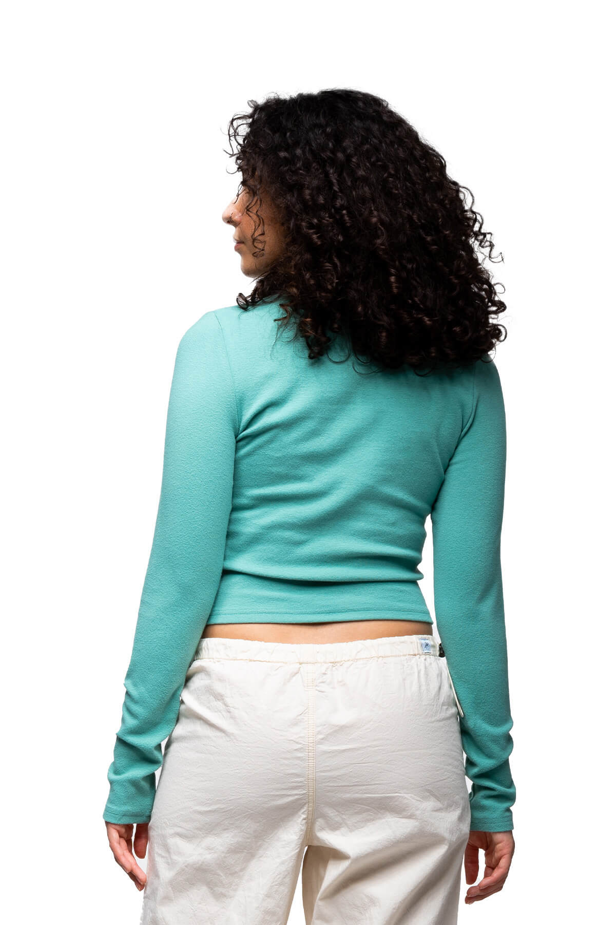 King - 1/4 Zip Long Sleeve Mock Neck Top
