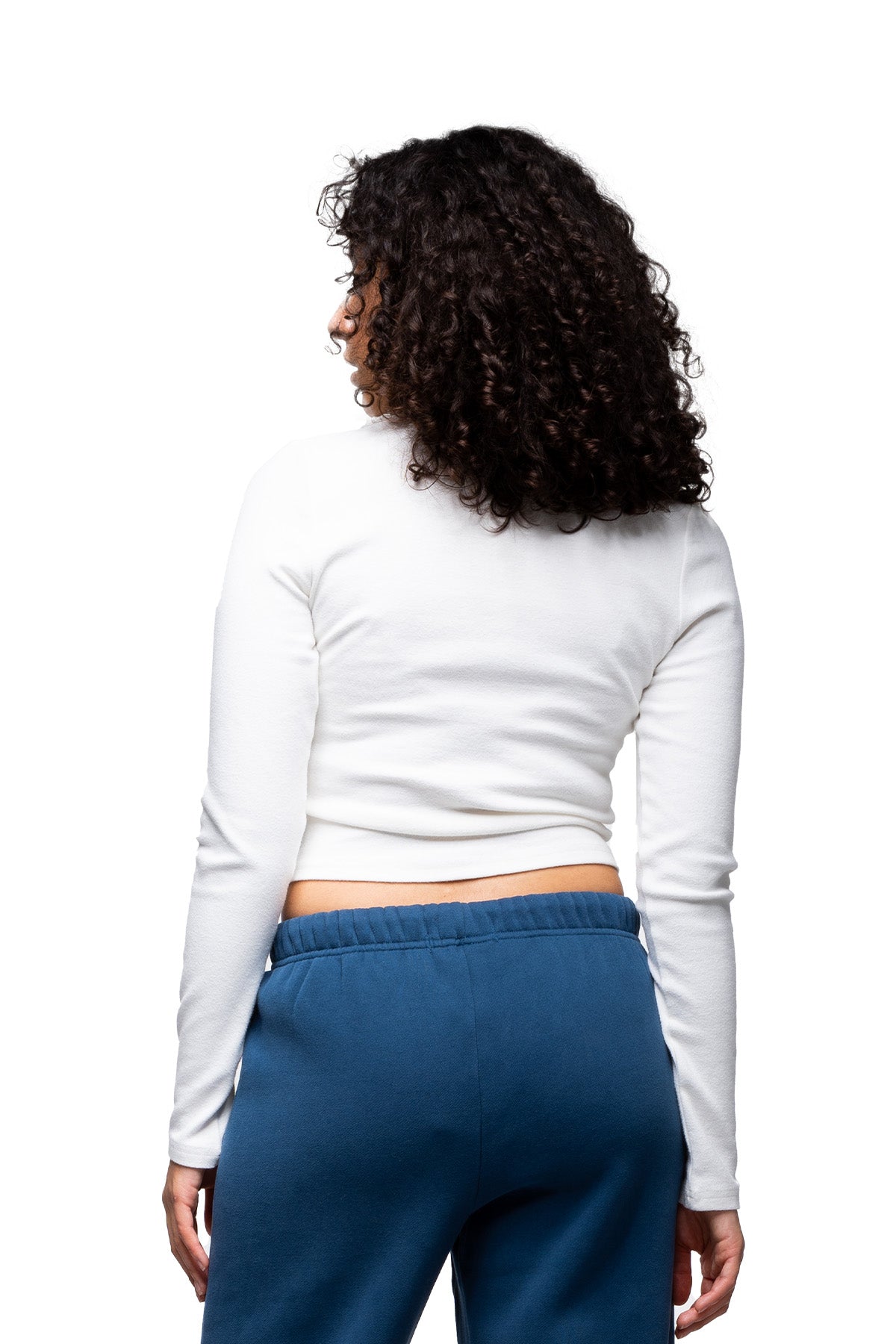 King - 1/4 Zip Long Sleeve Mock Neck Top