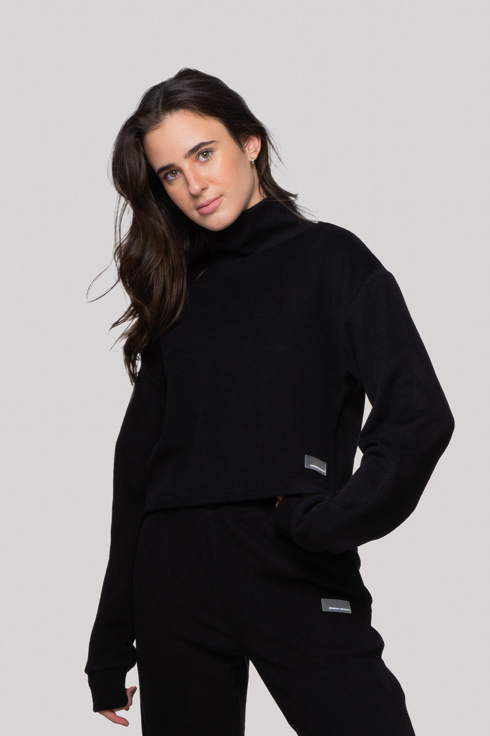 Evelyn - Relaxed Fit Turtle Neck Top