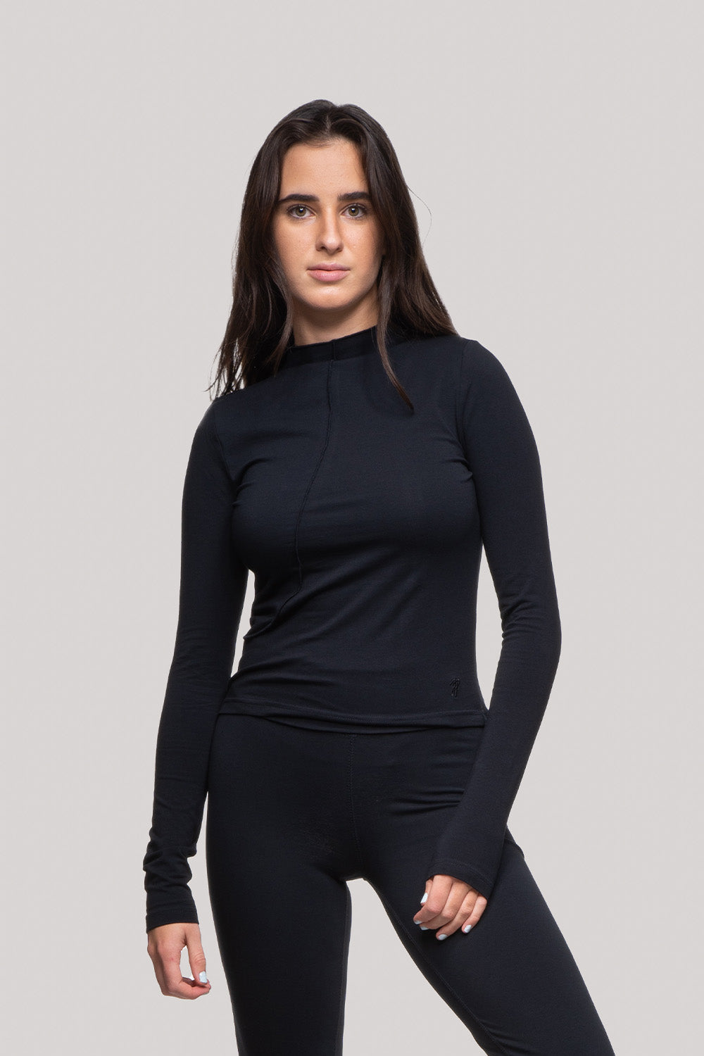 Isabelle - Long Sleeve Mock Neck Top