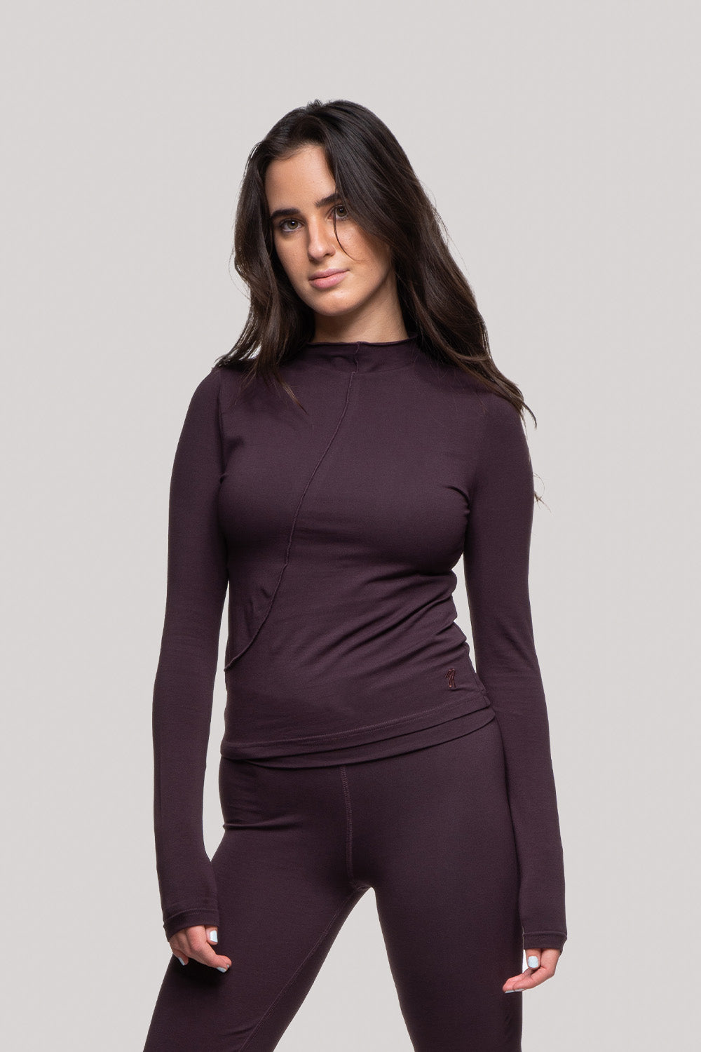 Isabelle - Long Sleeve Mock Neck Top