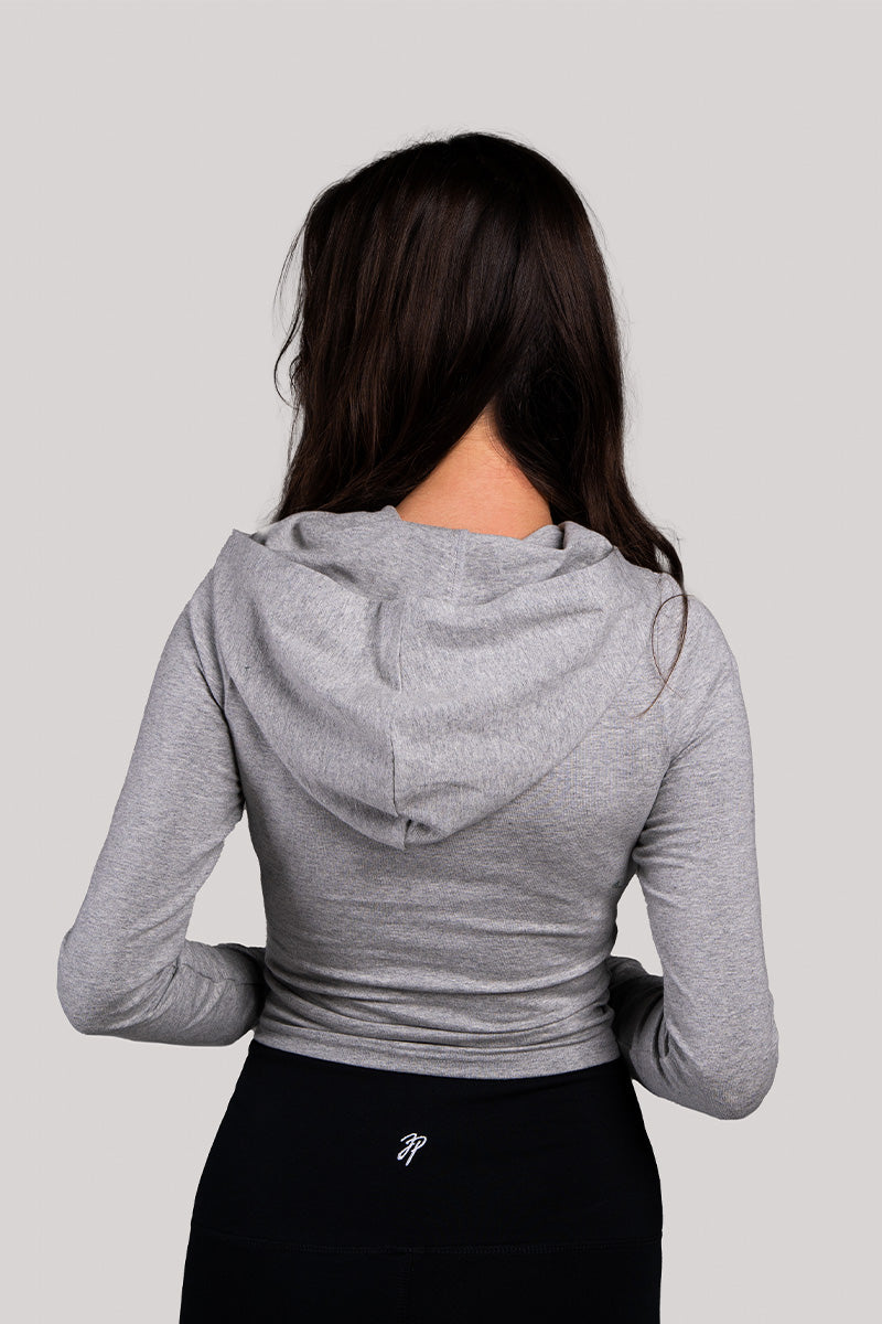 Mel - Long Sleeve Top with Hood