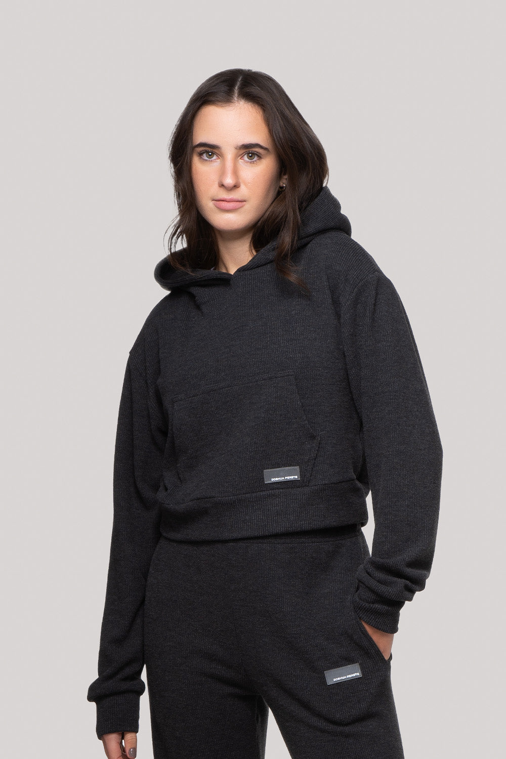 Mia - Crop Pullover Hoodie