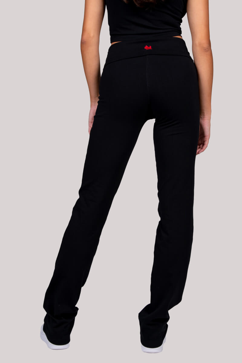 Tia - Straight Leg Turnover Pant