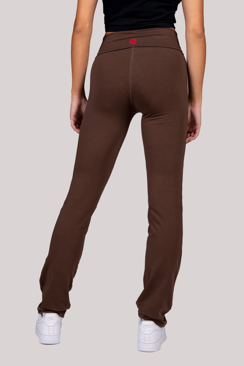Tia - Straight Leg Turnover Pant