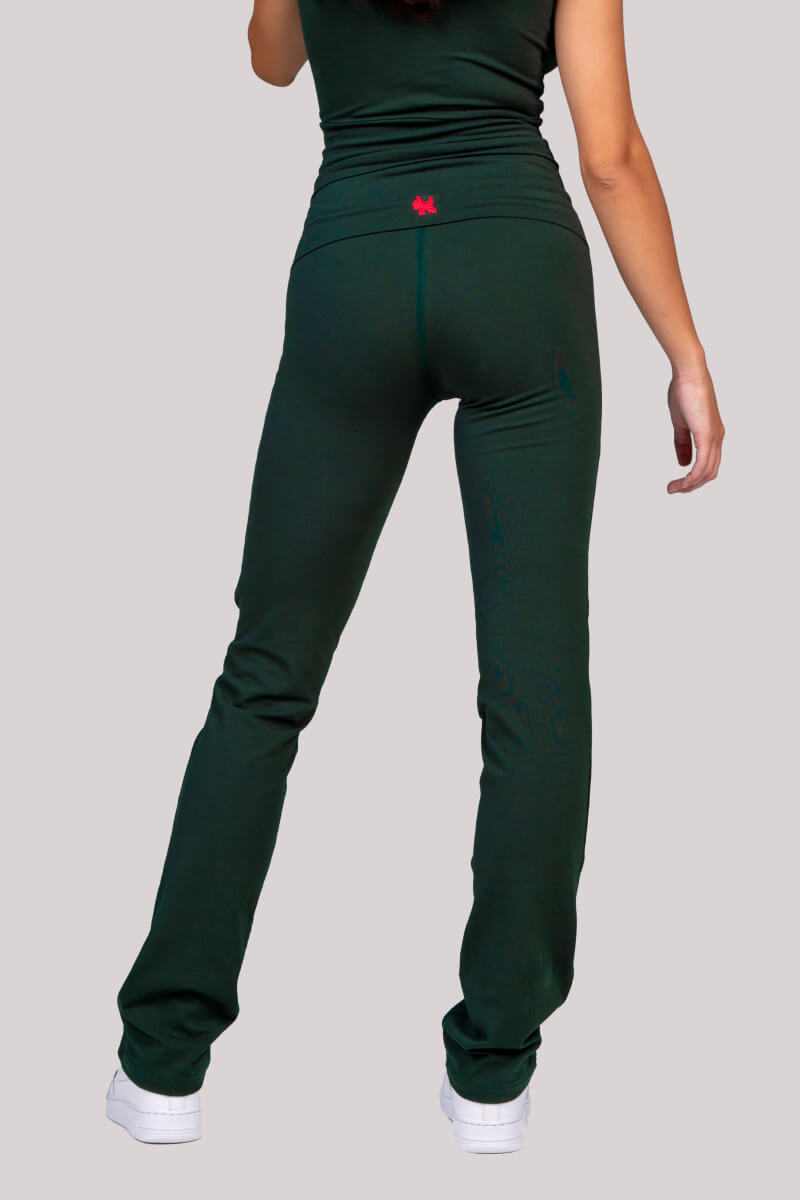 Tia - Straight Leg Turnover Pant