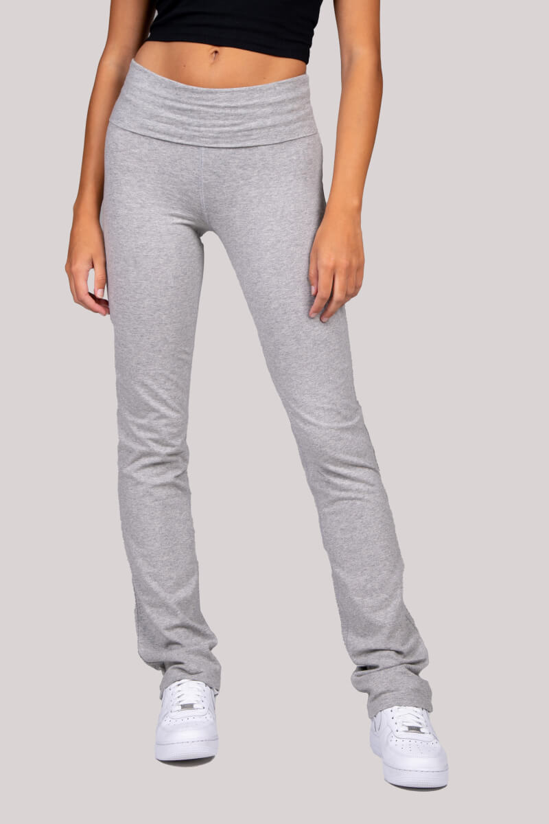 Tia - Straight Leg Turnover Pant