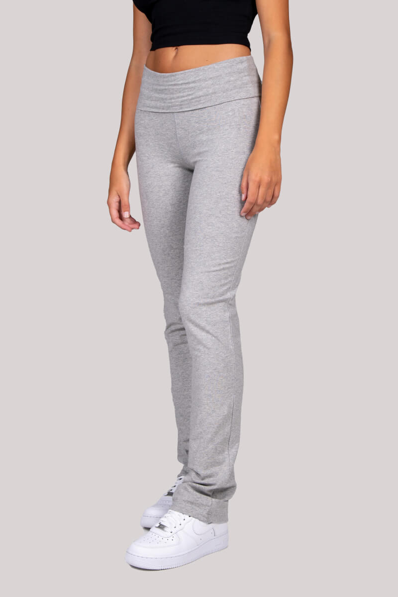 Tia - Straight Leg Turnover Pant