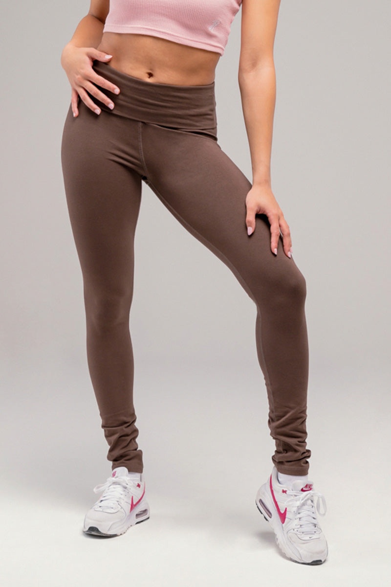 Teagan - Fitted Leggings with Fold-over Waistband