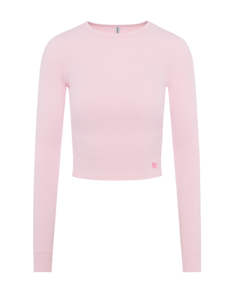 Emery - Fitted Crew Neck Long Sleeve Top