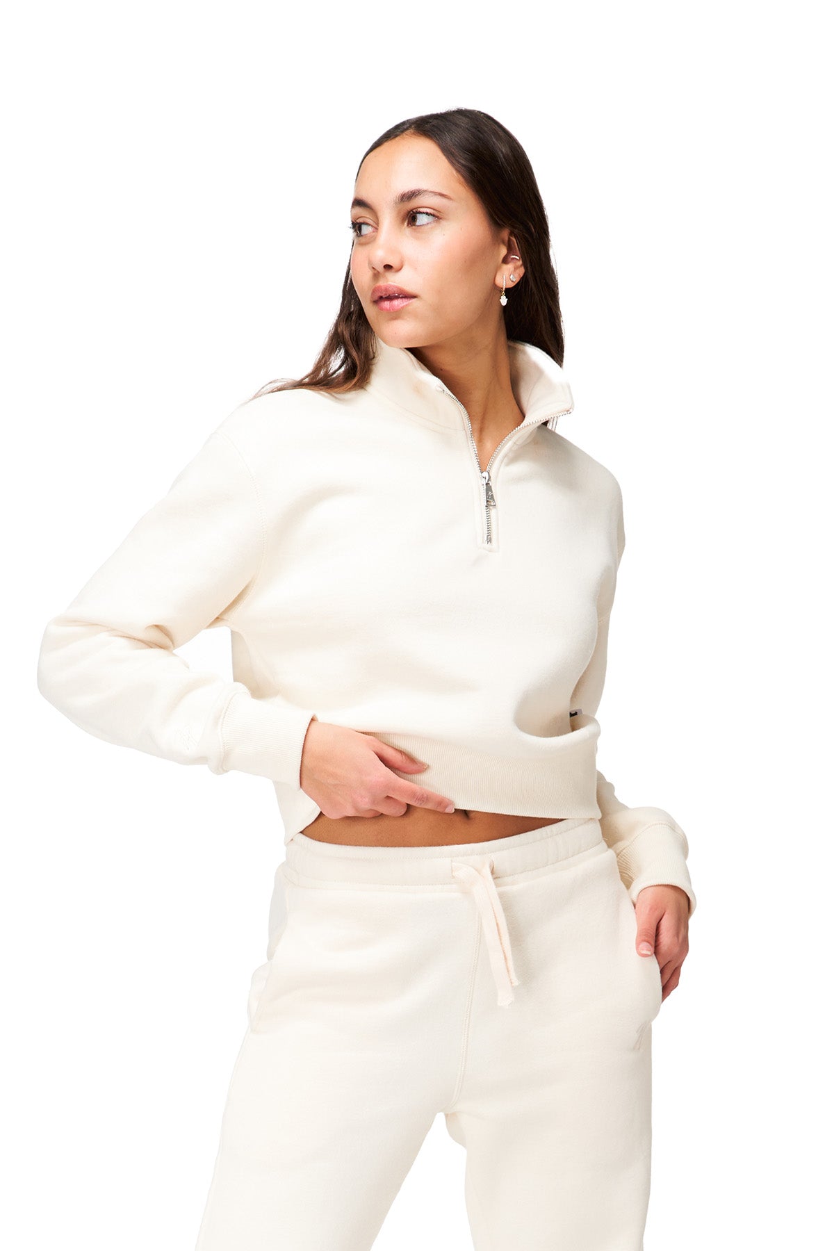 Becky - Semi Fitted Half Zip Pullover