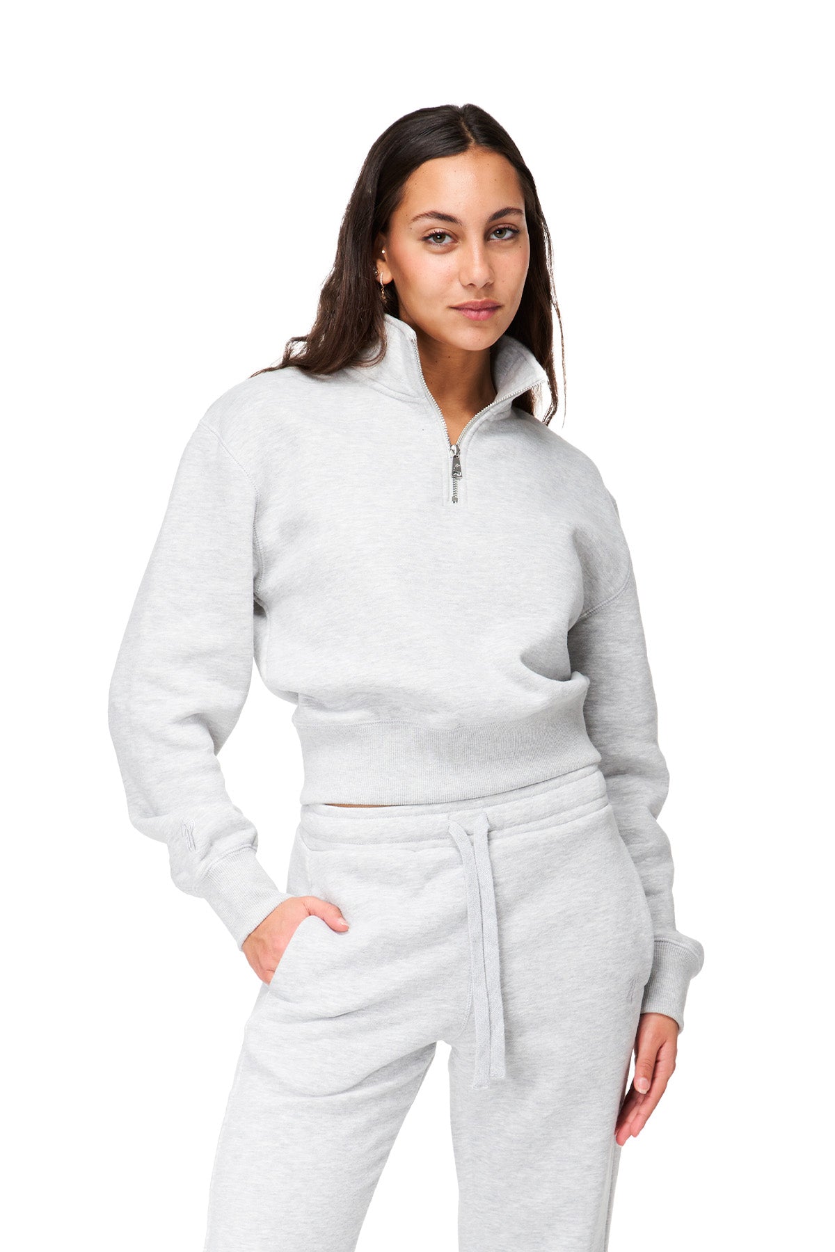 Becky Semi Fitted Half Zip Pullover