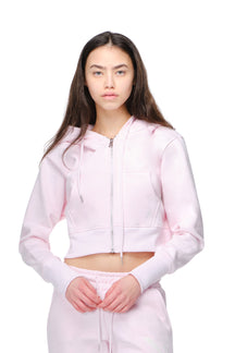 Lena - Semi Fitted Cropped Zip-Up Hoodie