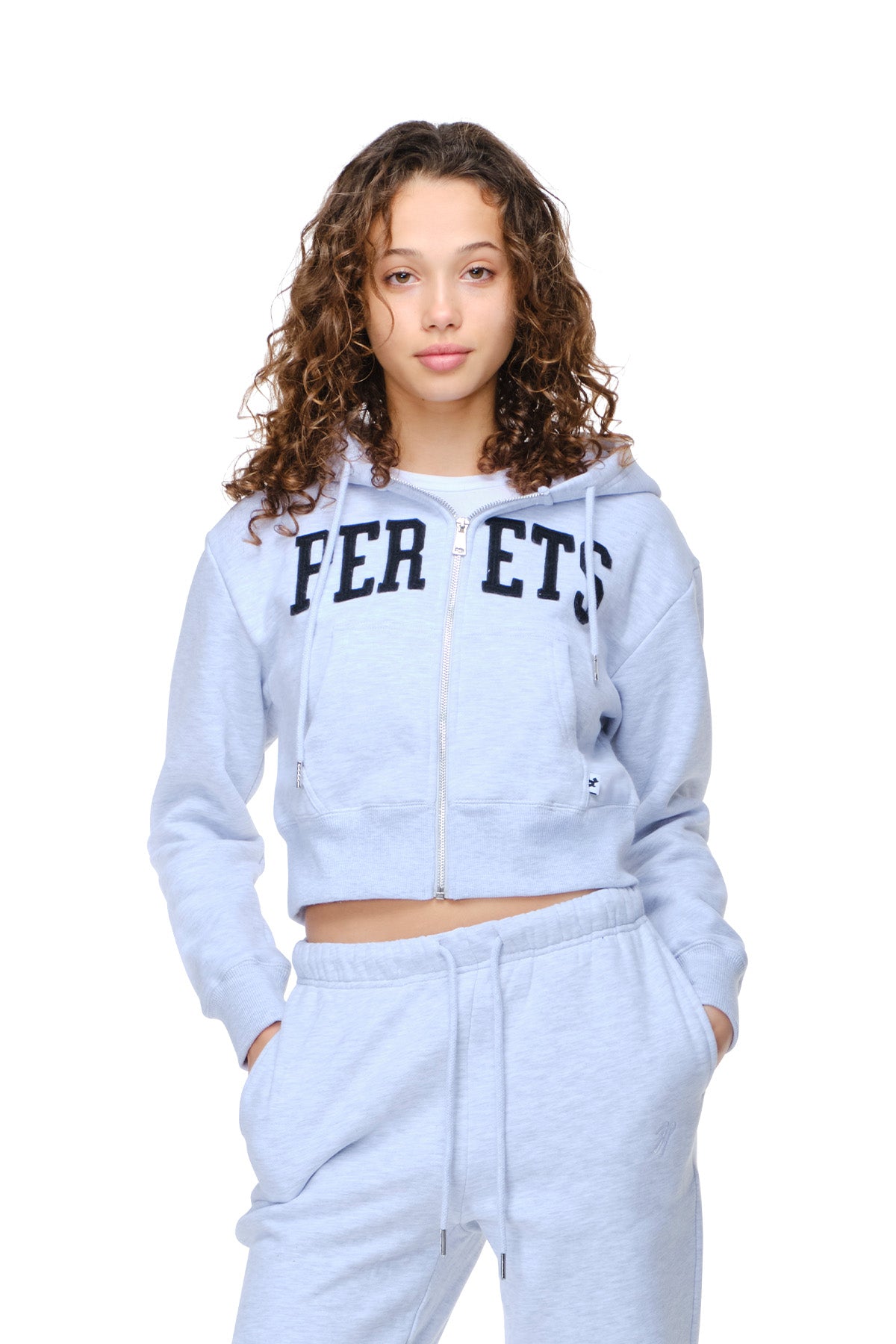 Lyra - Relaxed Fit Cropped Zip-Up Hoodie