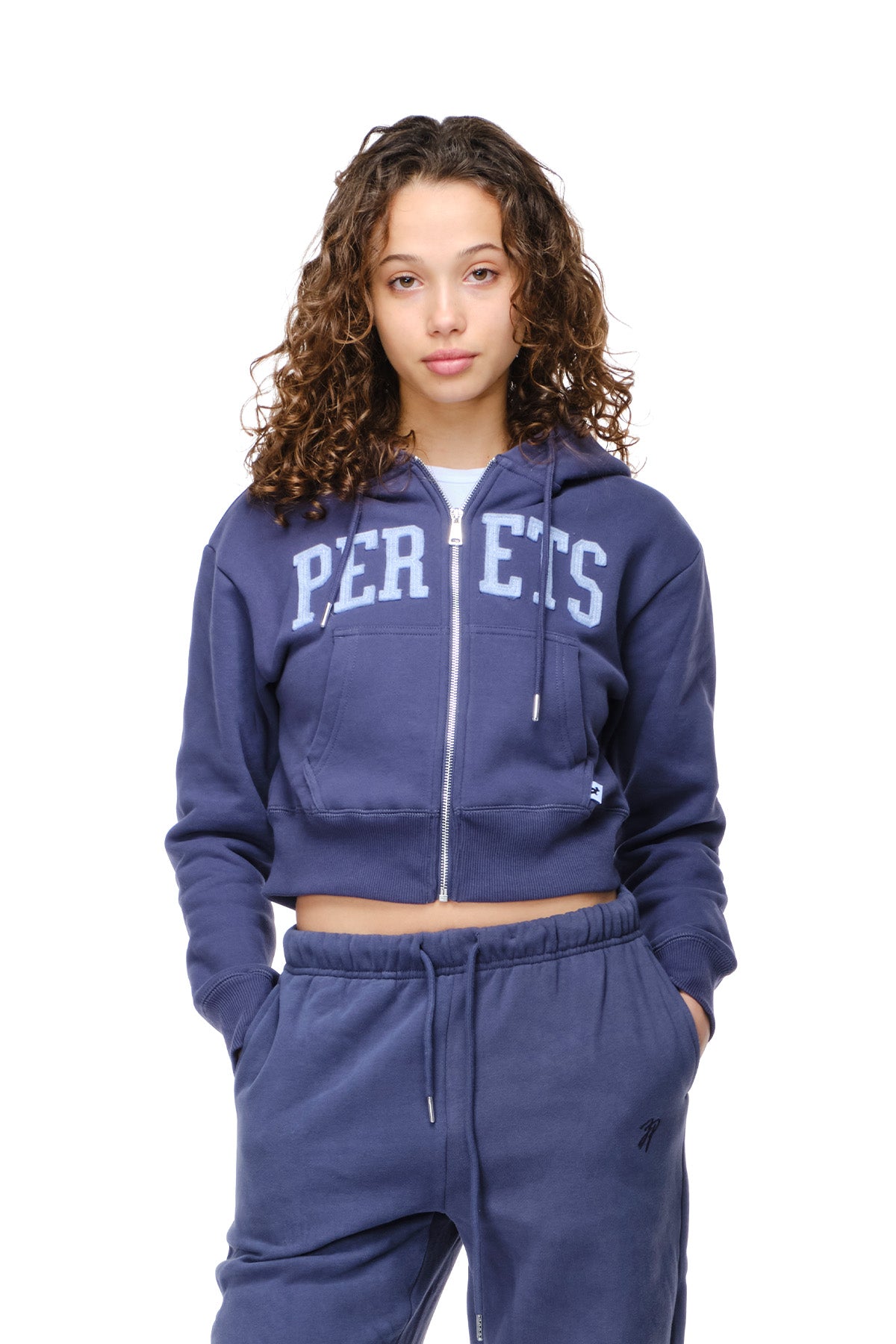 Lyra - Relaxed Fit Cropped Zip-Up Hoodie