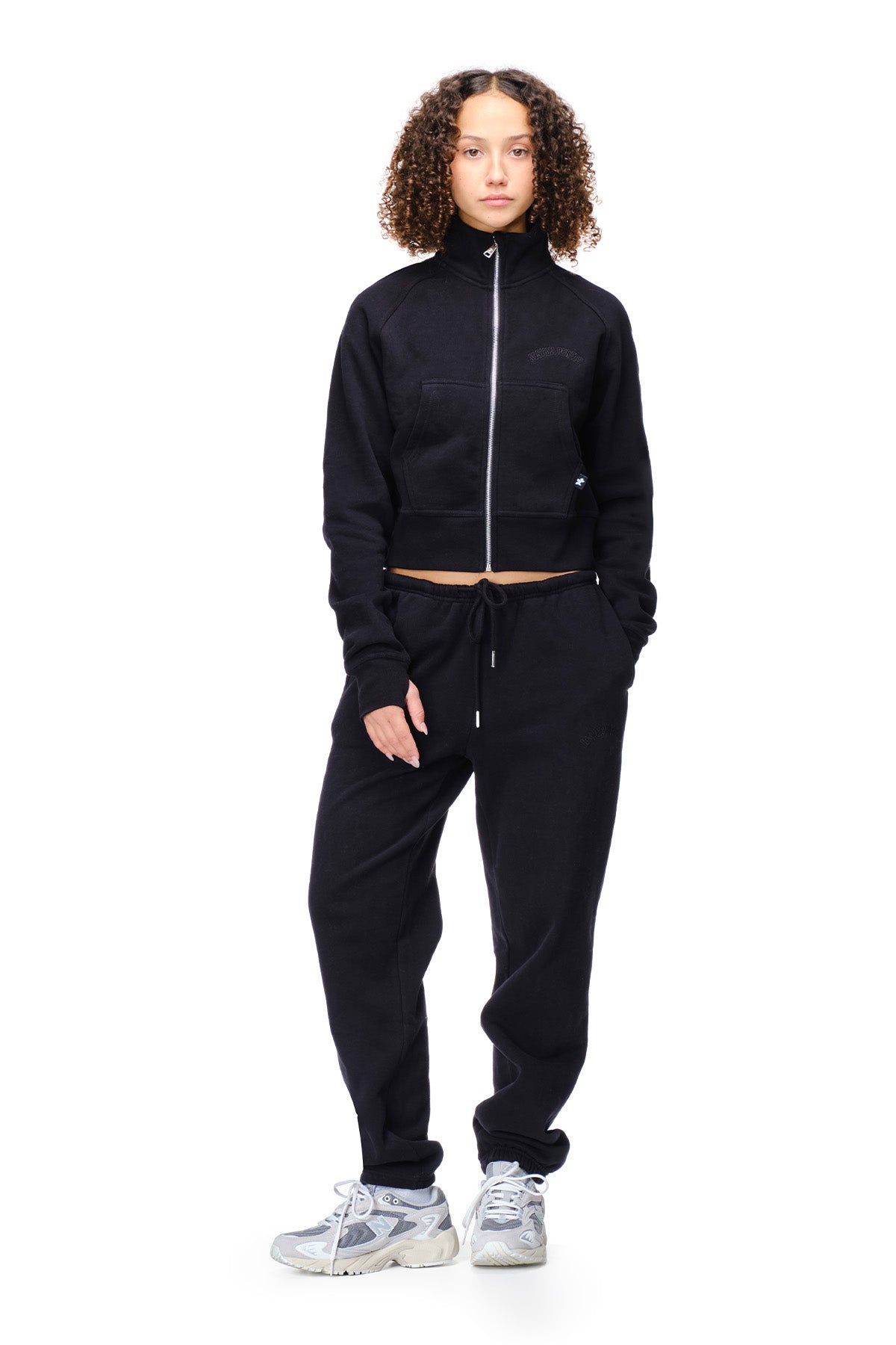 Popy - Relaxed Mockneck Zip Jacket