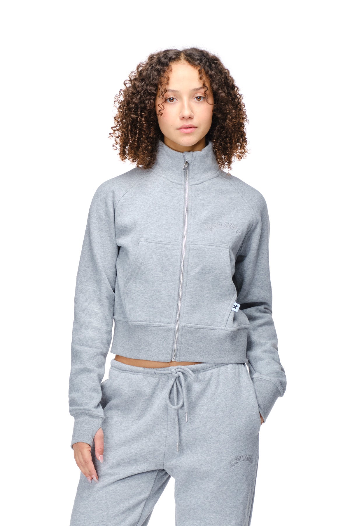 Popy - Relaxed Mockneck Zip Jacket