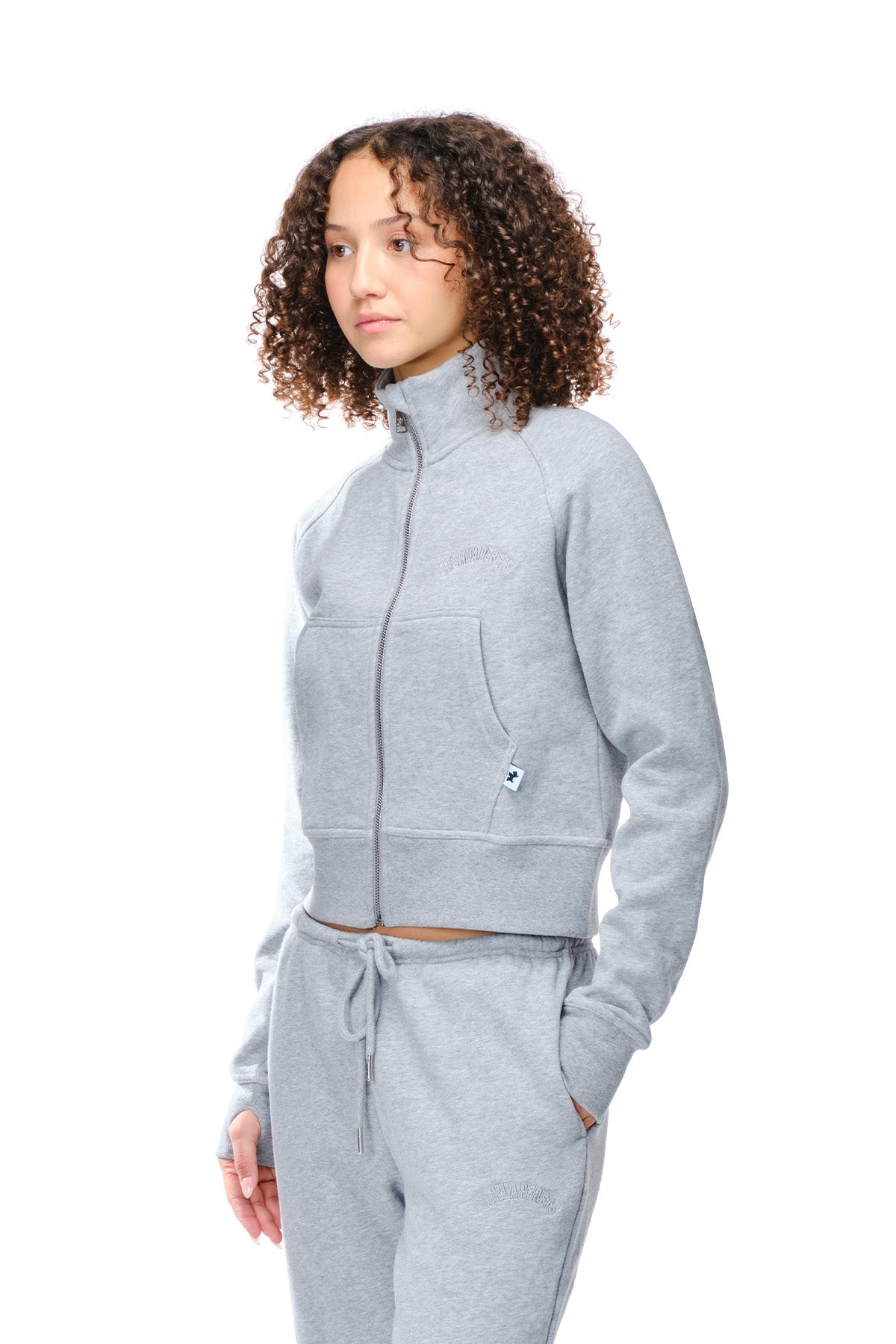 Popy - Relaxed Mockneck Zip Jacket