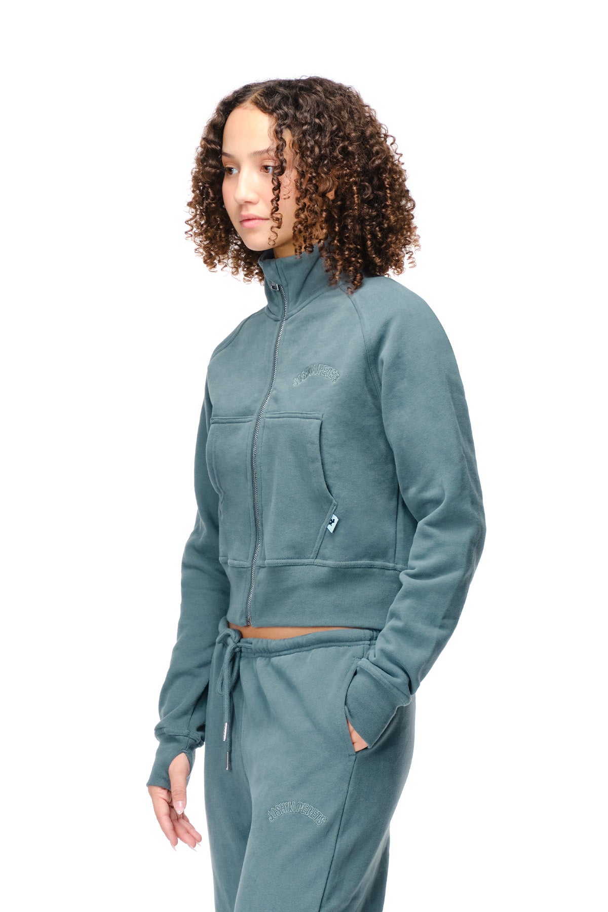 Popy - Relaxed Mockneck Zip Jacket