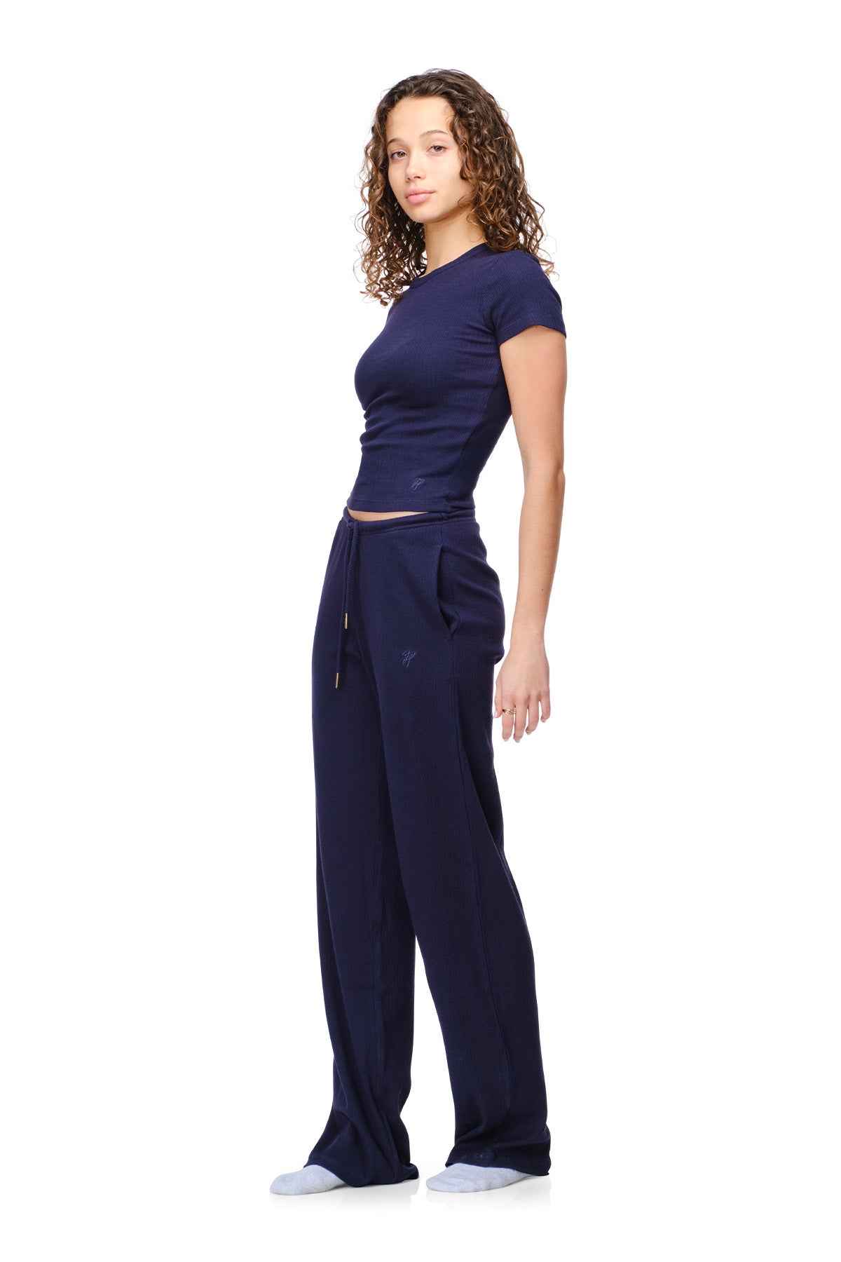 Sage - Fitted Loungewear Top